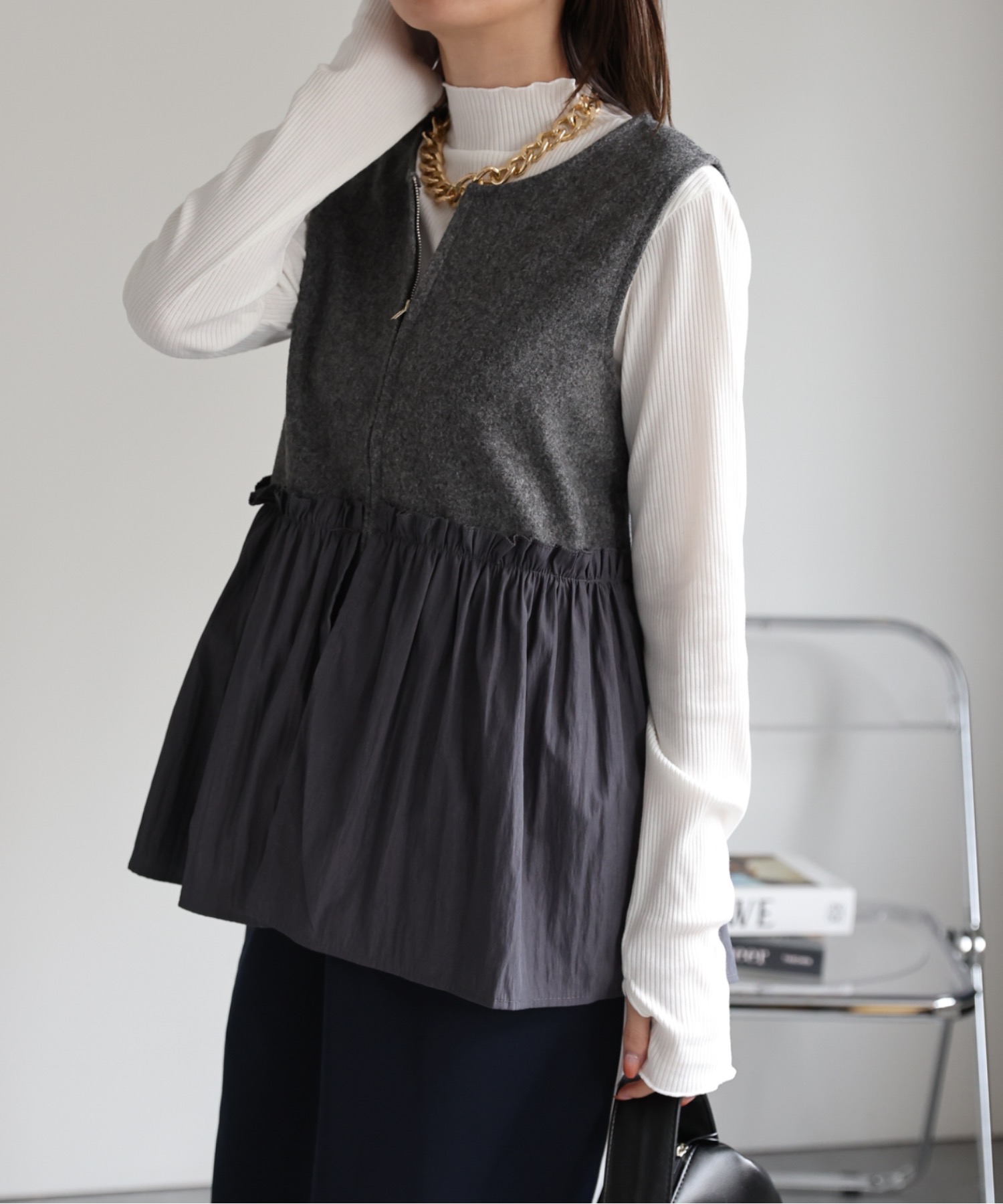 mlodel：162cm 着用サイズ：F