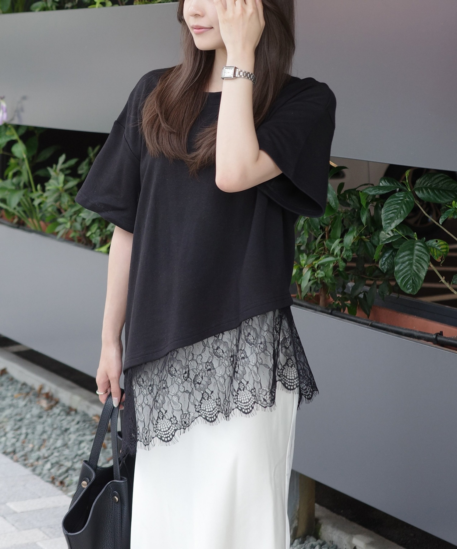 model：H155 着用サイズ：FREE