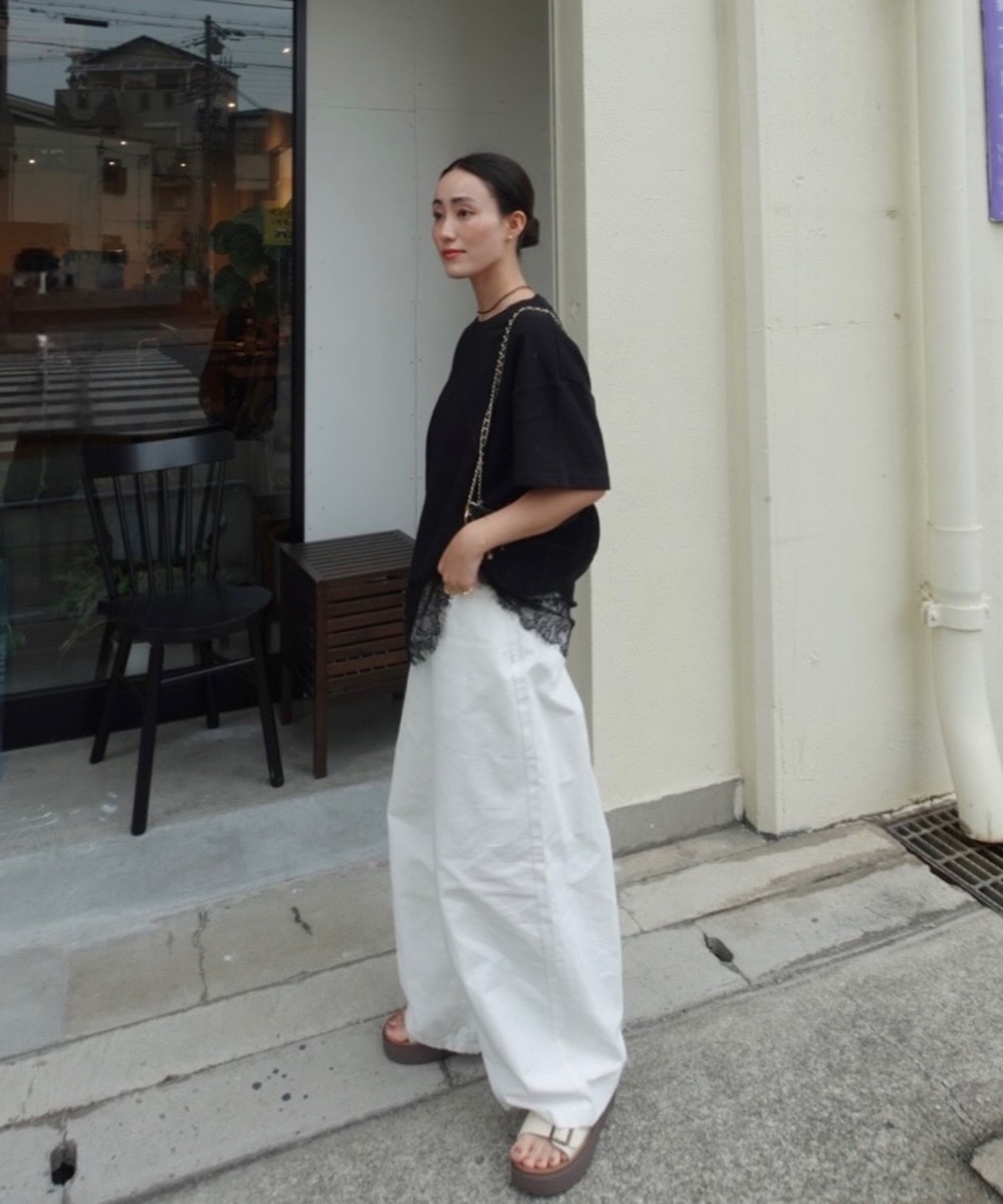 model：H157 着用サイズ：FREE