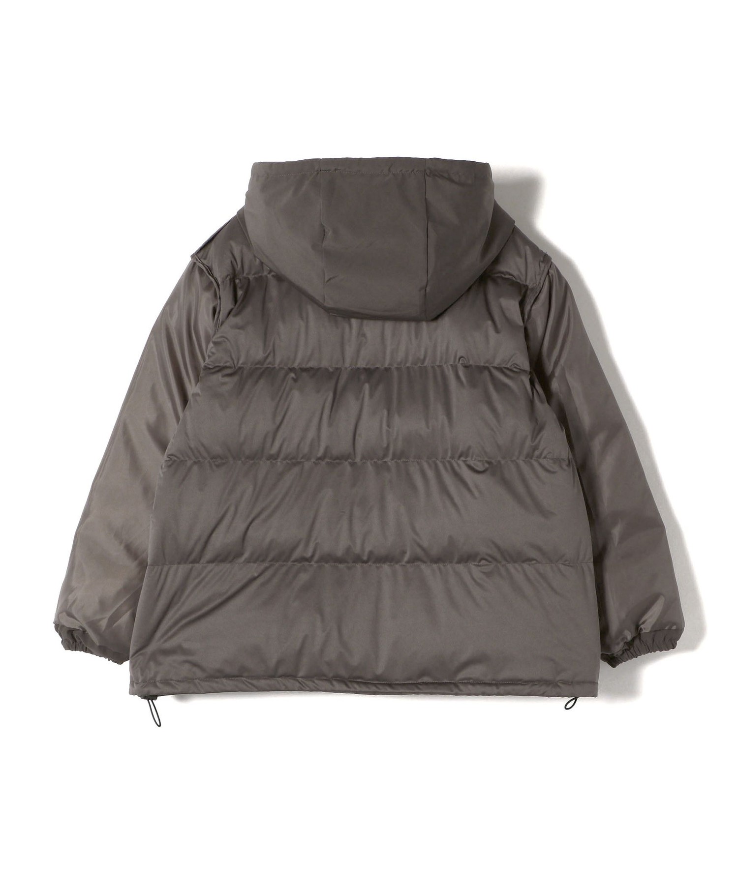 SHIPS Colors:ストレッチ タフタ ショート ダウン