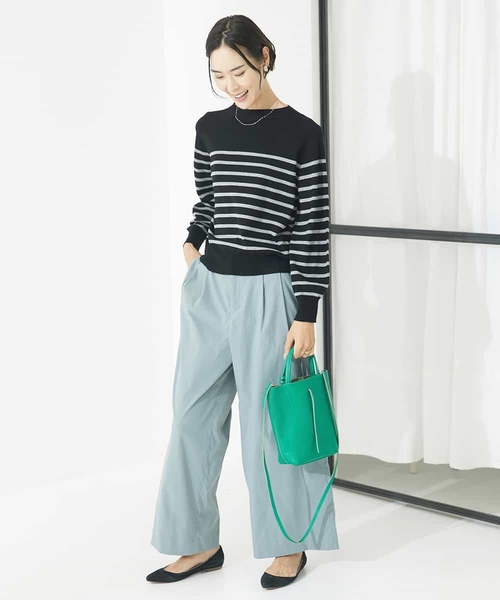 ソフトタッチチノワイドパンツ(3サイズ展開)