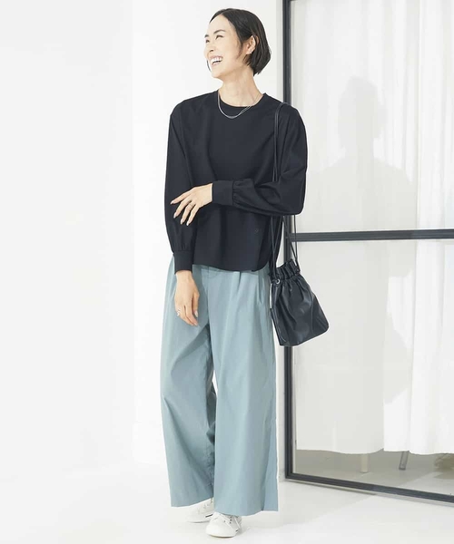 ソフトタッチチノワイドパンツ(3サイズ展開)