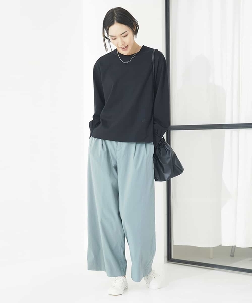 ソフトタッチチノワイドパンツ(3サイズ展開)