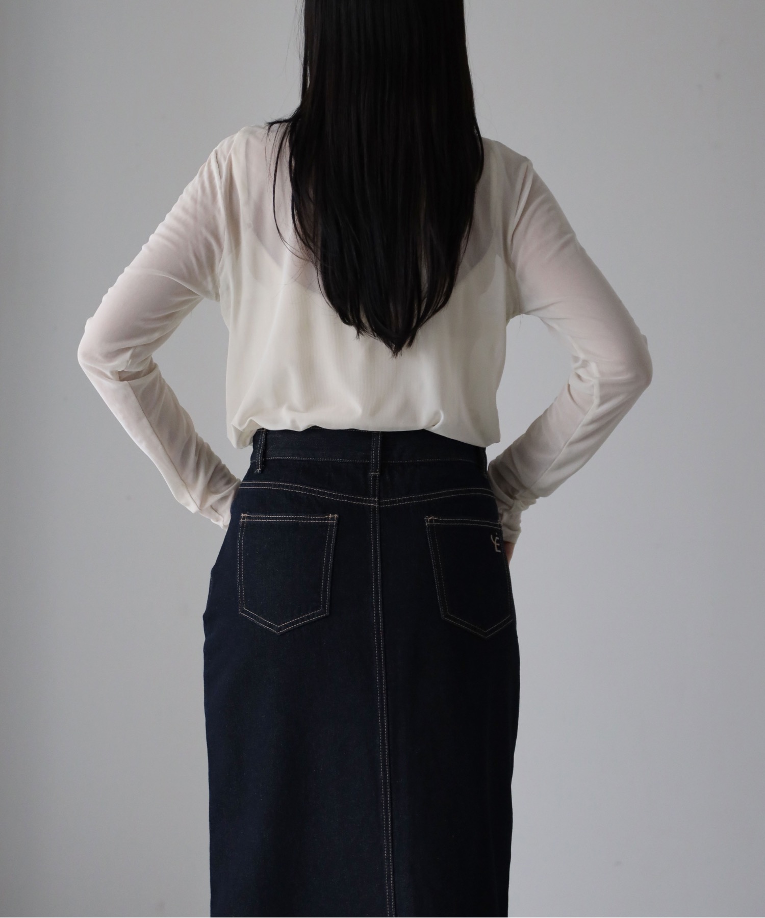 model：164cm. 着用サイズ：FREE