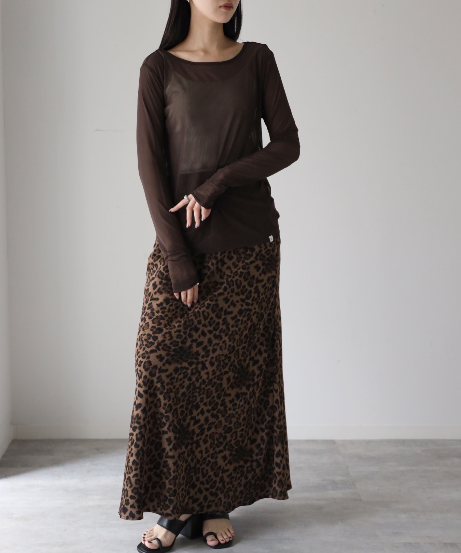 model：164cm. 着用サイズ：FREE