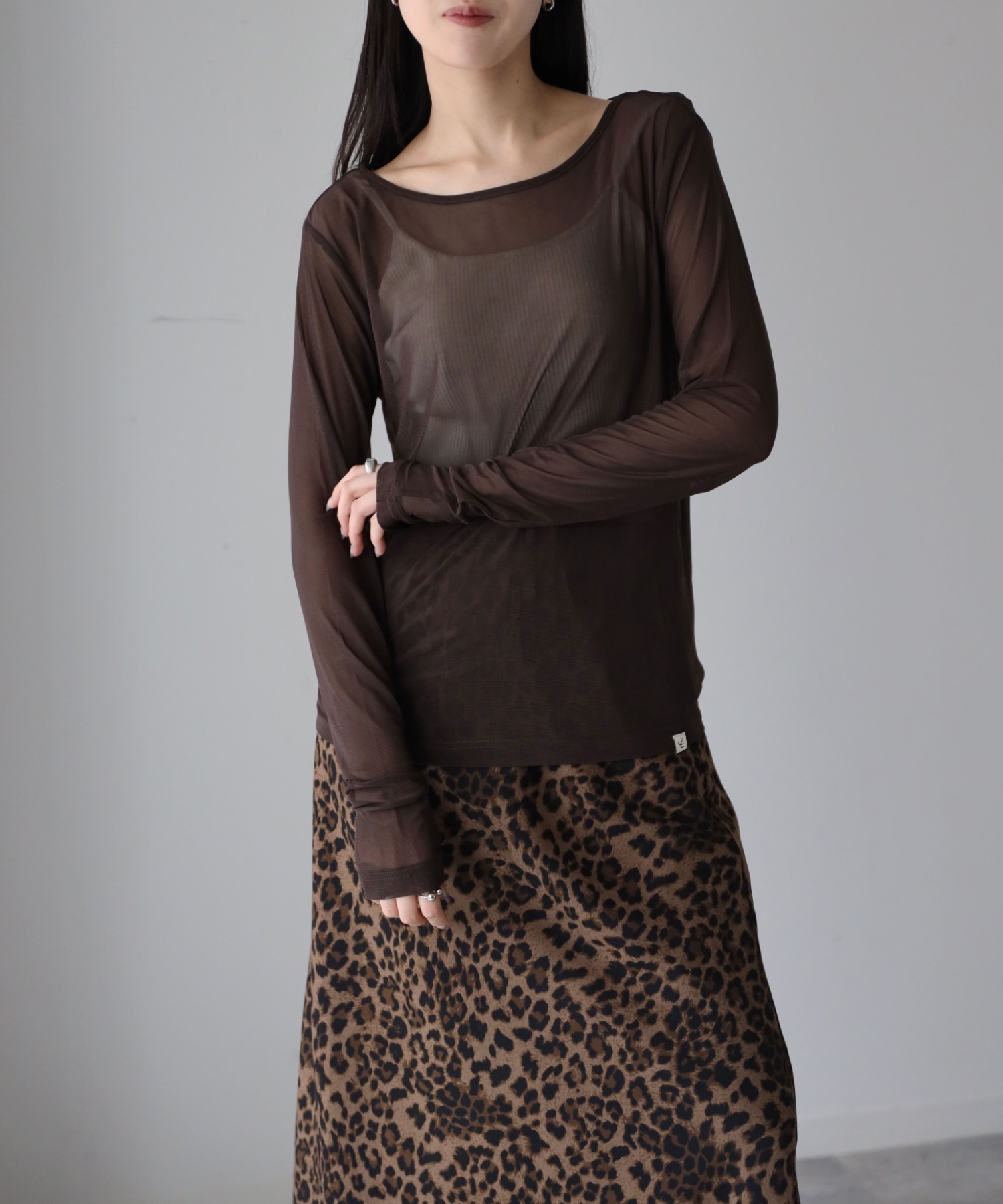 model：164cm. 着用サイズ：FREE