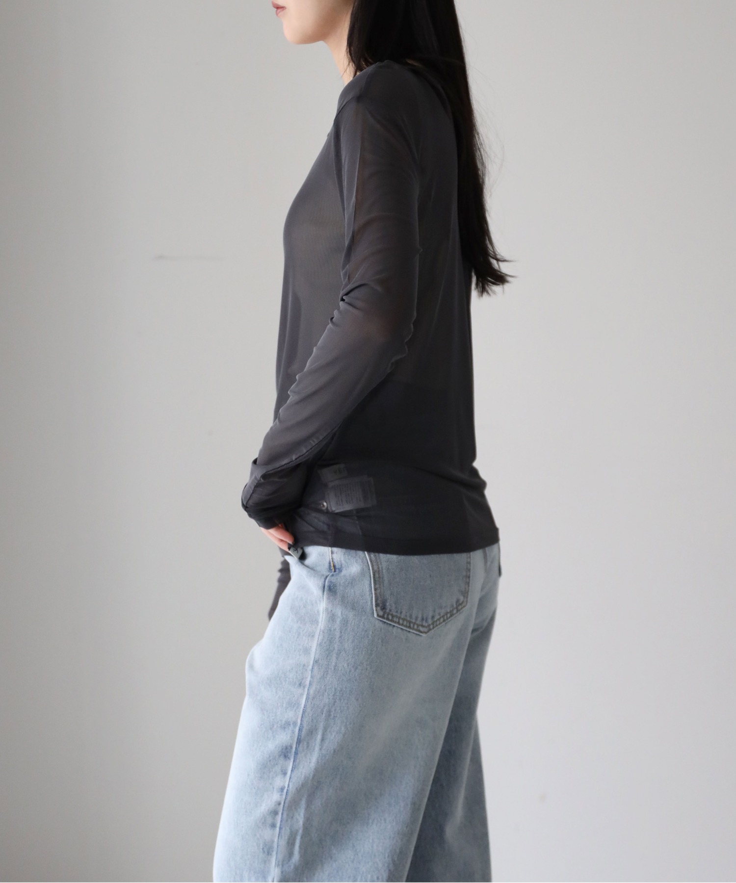model：164cm. 着用サイズ：FREE