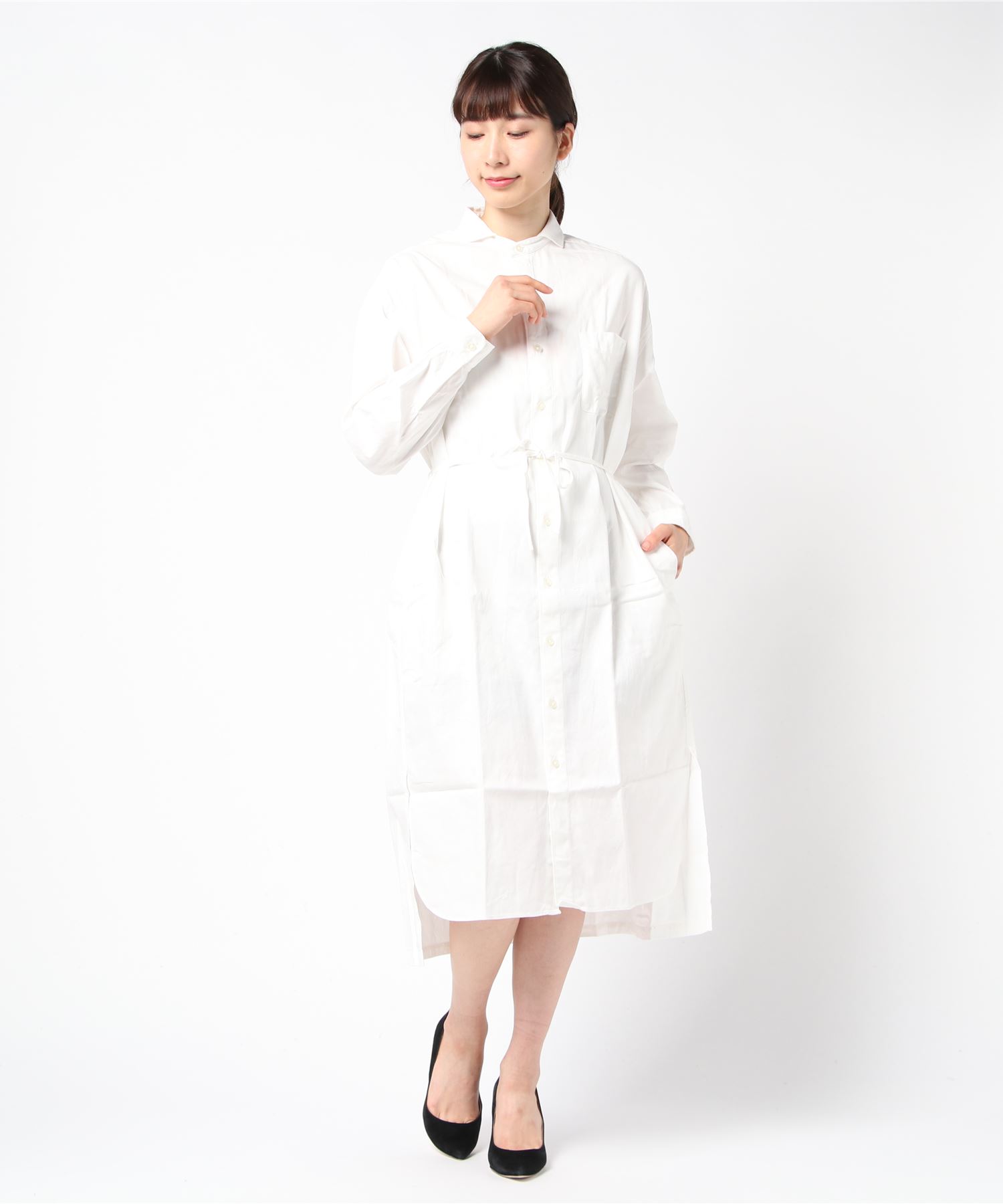 Le Sans Pareil ル サン パレイユ Ox Classic French Work Wide Long Shirts オックスフォード クラシックフレンチ