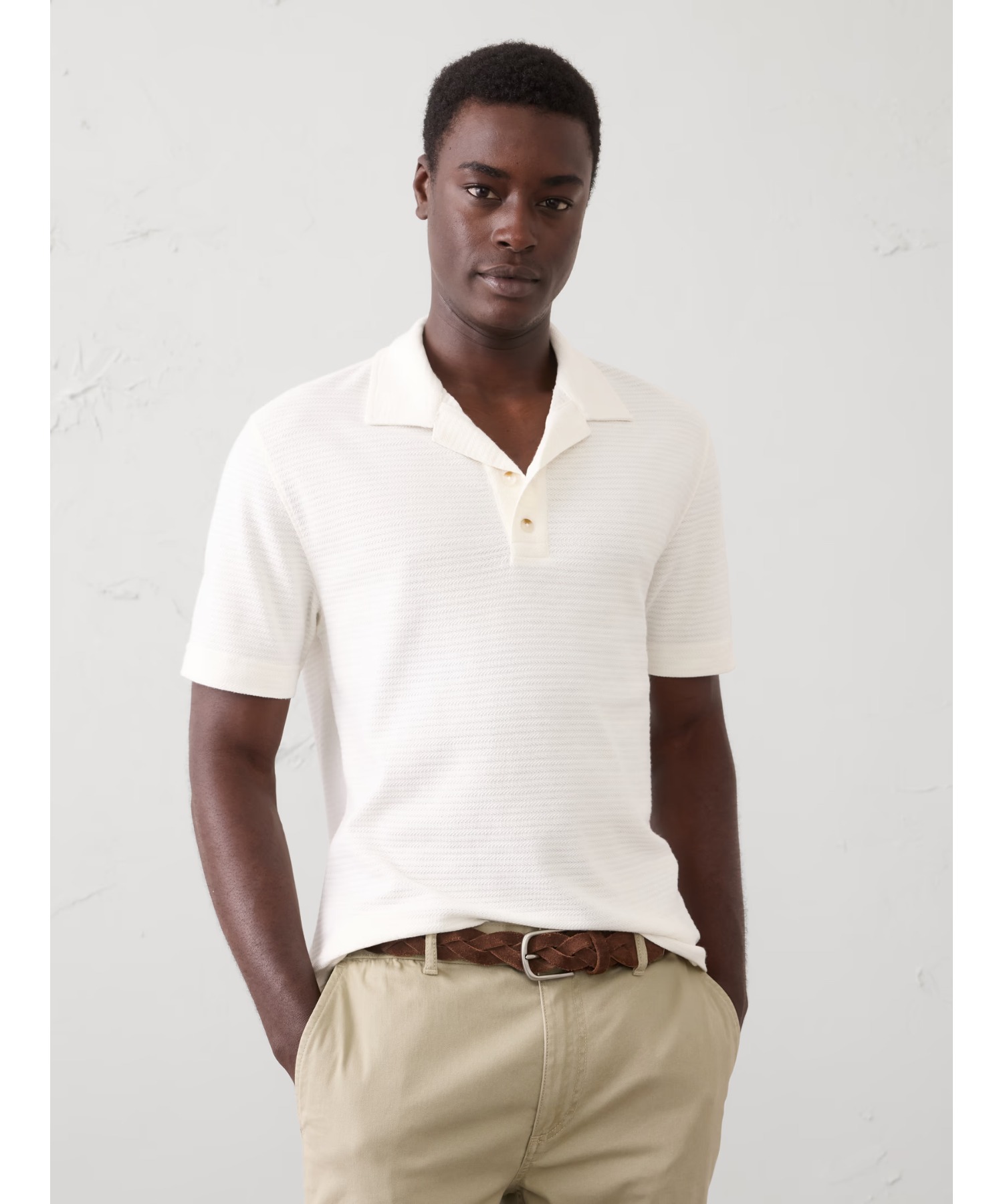 BANANA REPUBLIC FACTORY STORE текстильный поло-шерт