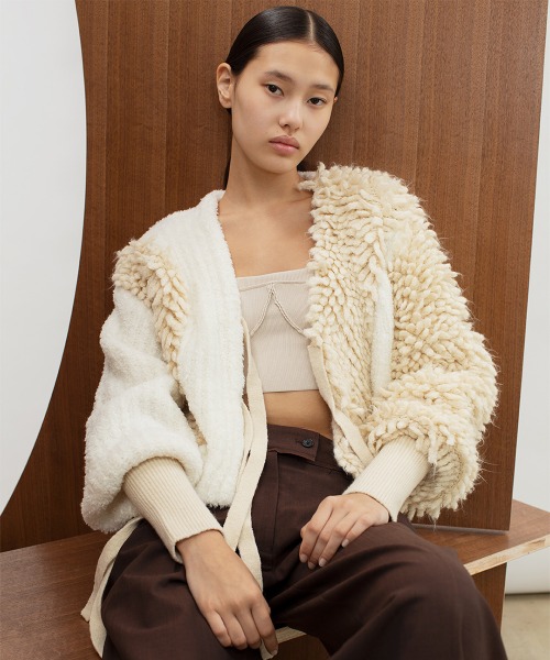 Loop Combination Cardigan