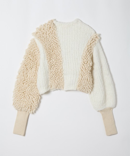 Loop Combination Cardigan