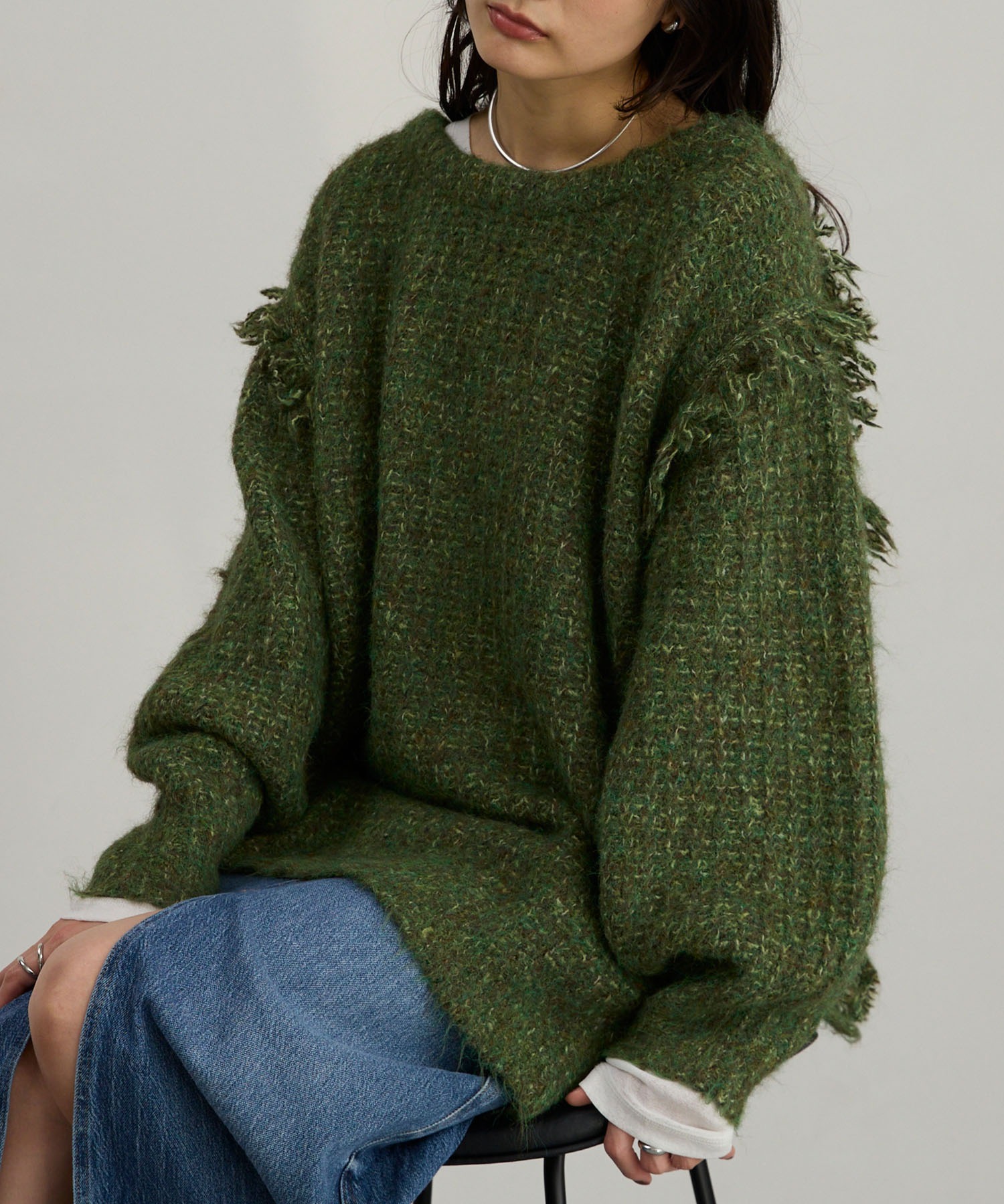 2WAY ミスティック ムード ニット MONO-MART│MONO-MART [モノマート