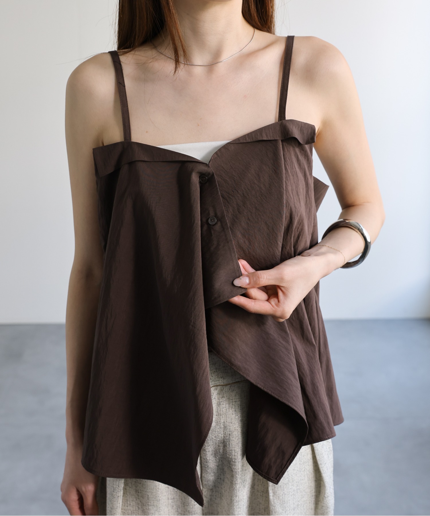 model：162cm 着用サイズ：F