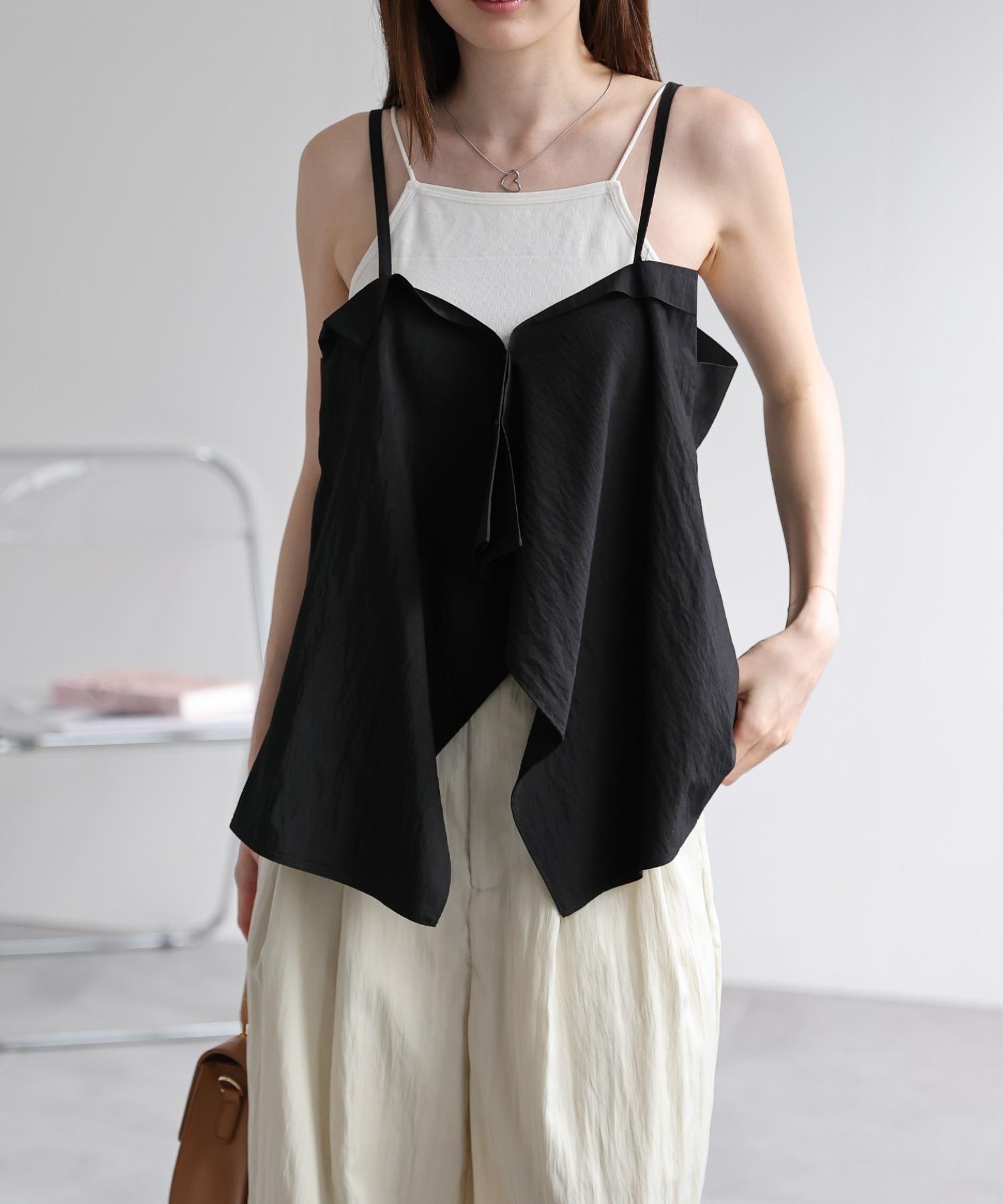 model：162cm 着用サイズ：F