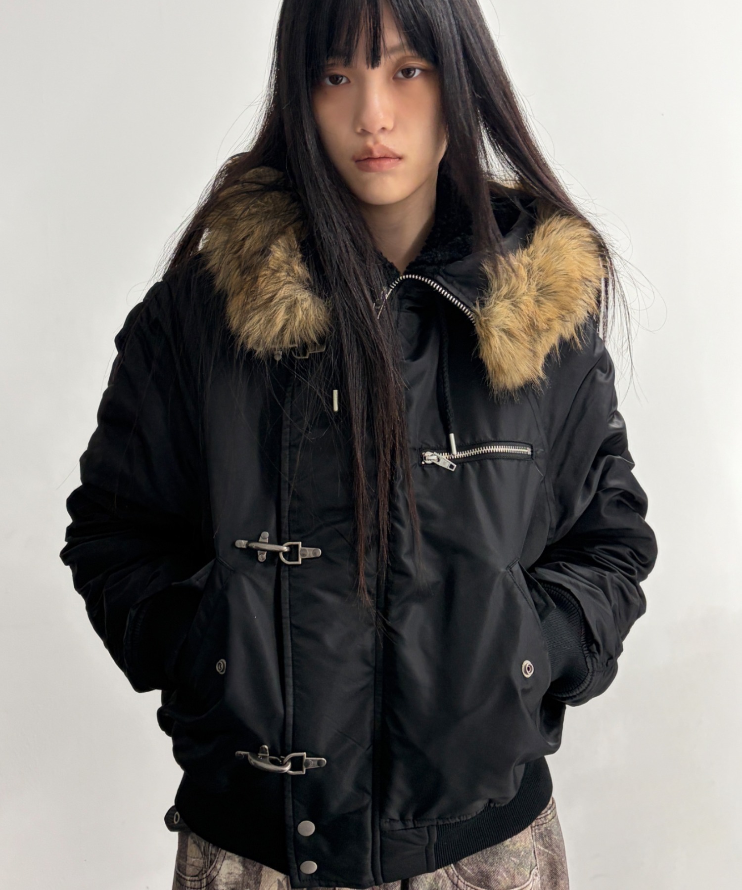 Openyard/オープンヤード』LOCK IN HOODED BOMBER JACKET/ロックイン