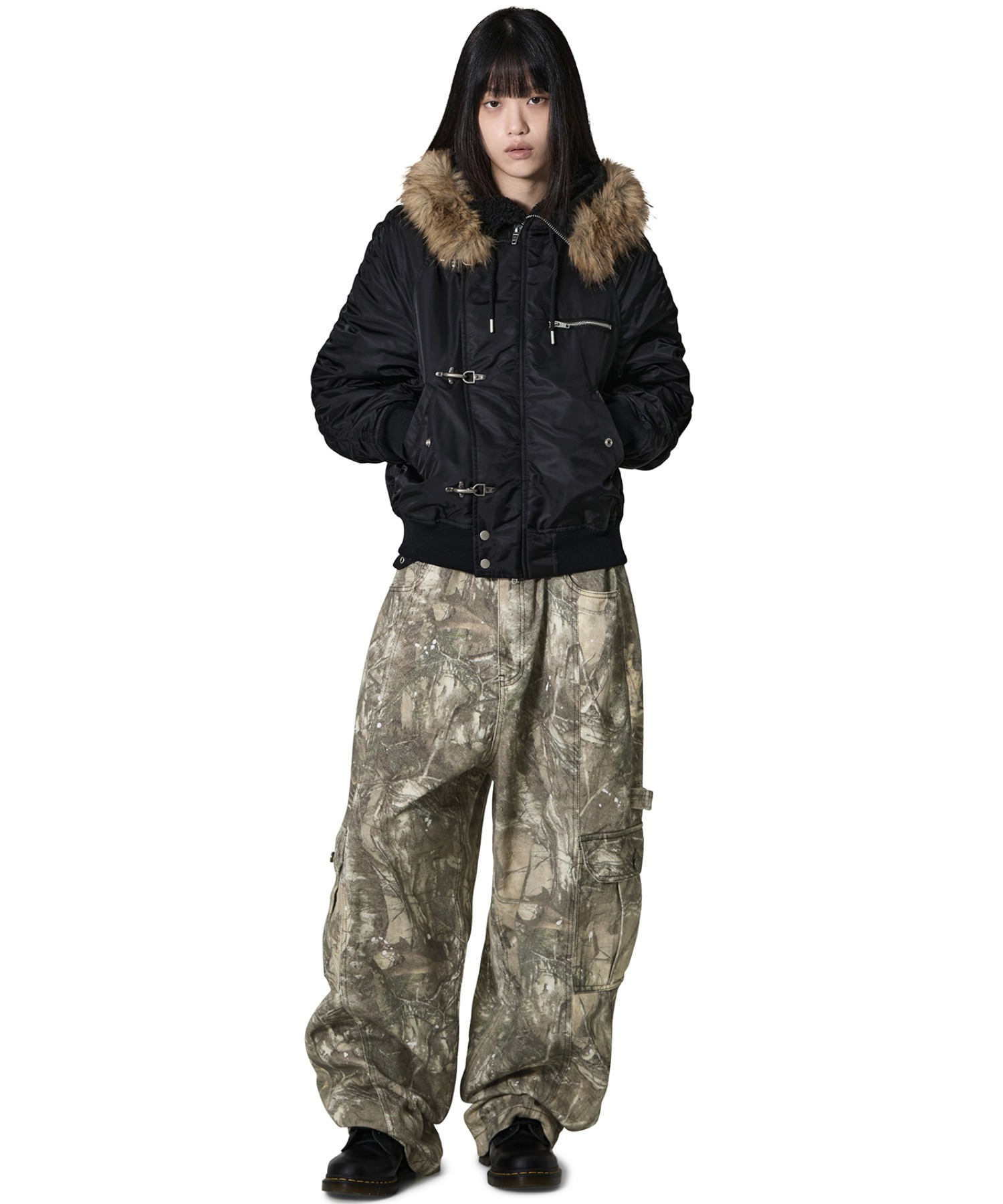 Openyard/オープンヤード』LOCK IN HOODED BOMBER JACKET/ロックイン