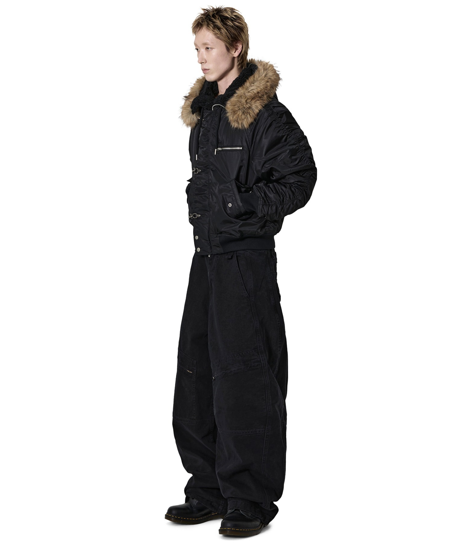 Openyard/オープンヤード』LOCK IN HOODED BOMBER JACKET/ロックイン