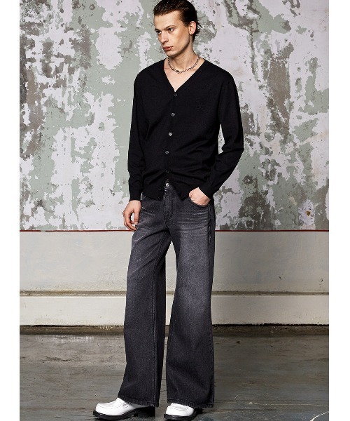 A'GEM/9 × .kom『WOOALONG/ウアロン』Signature V-neck soft