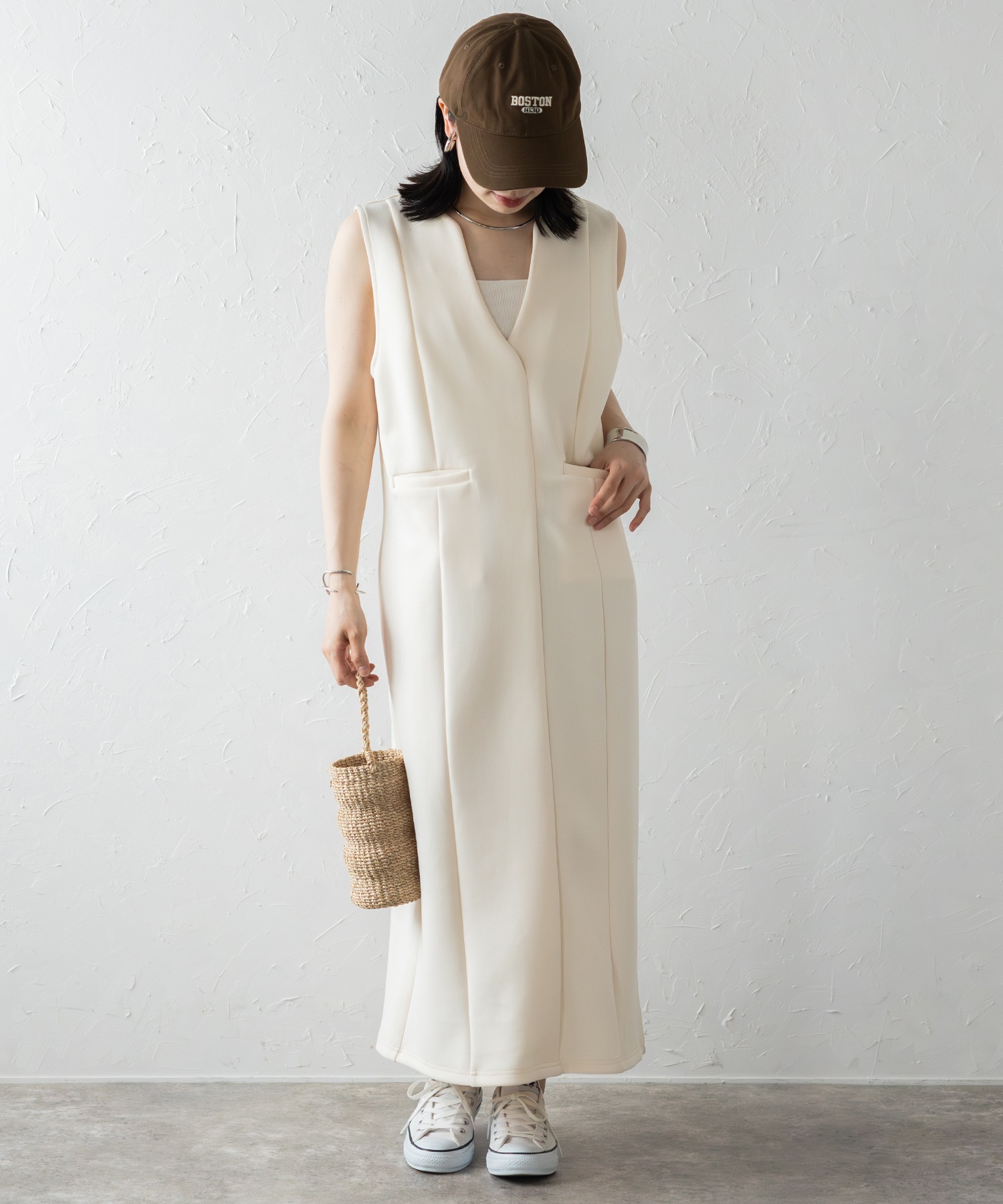 model：H157 着用サイズ：M