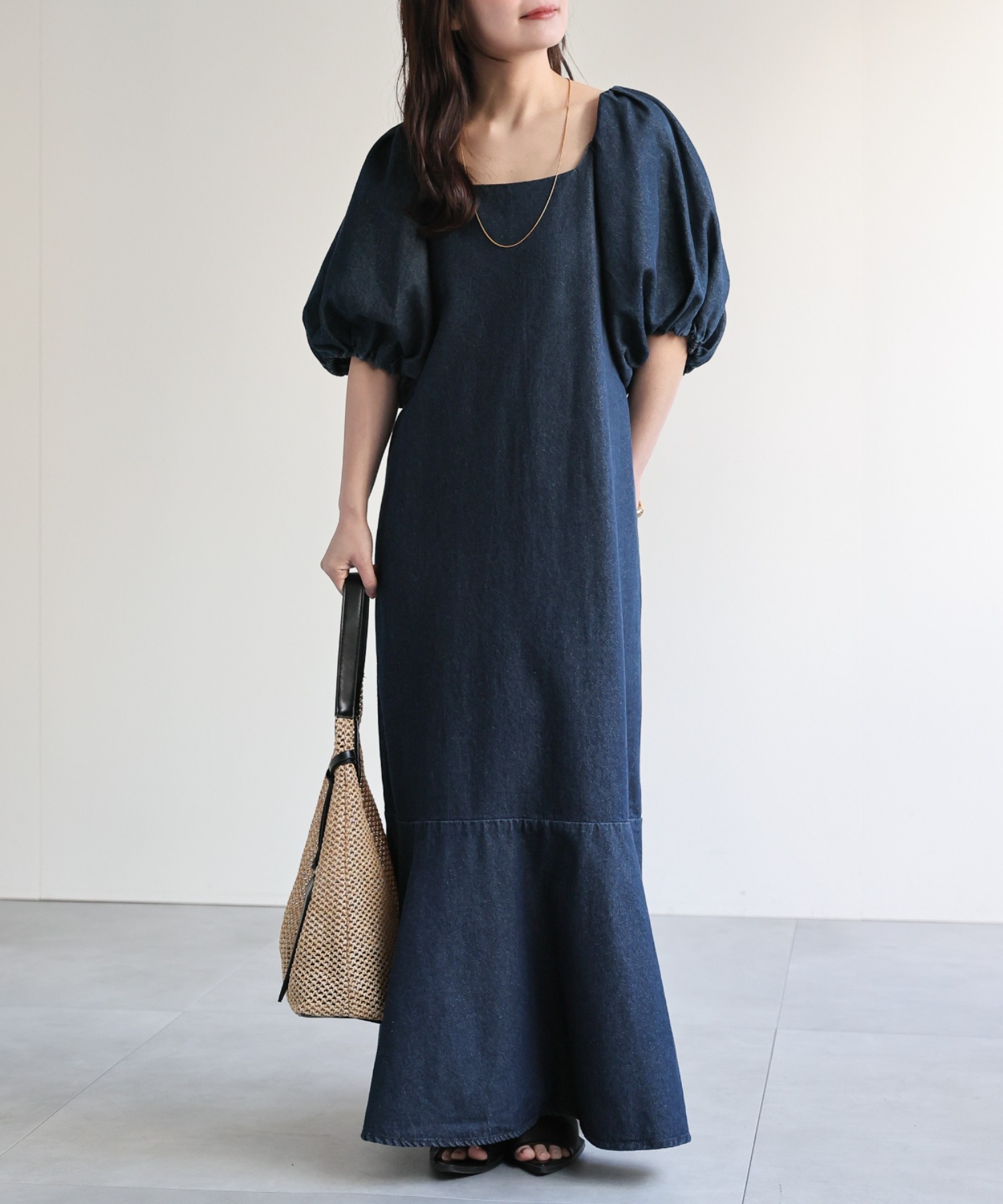 model：156cm 着用サイズ：FREE