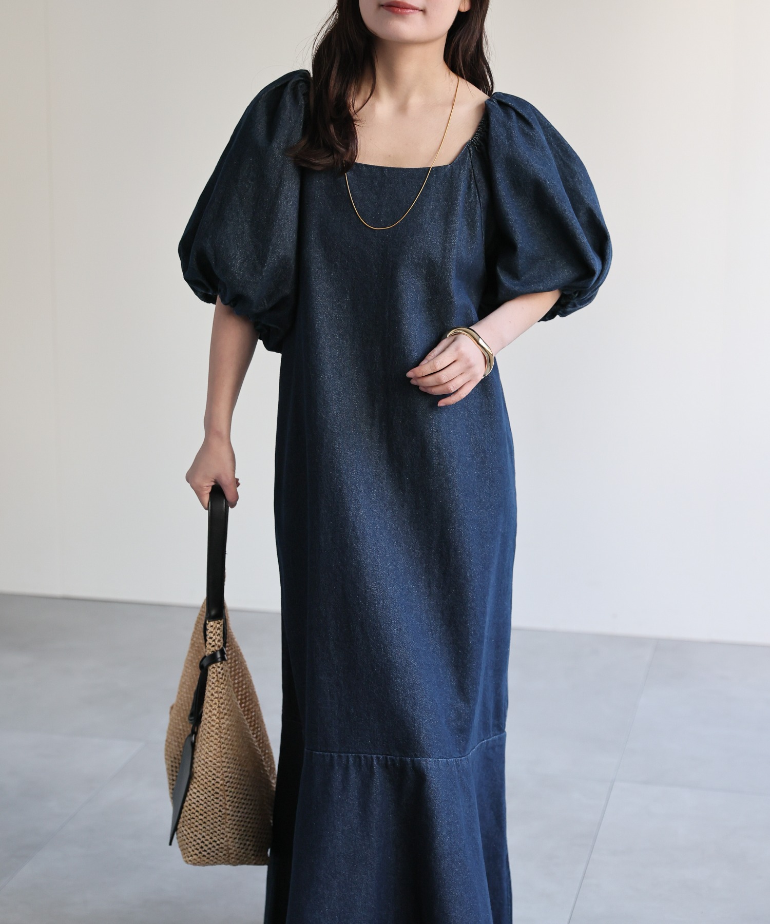 model：156cm 着用サイズ：FREE