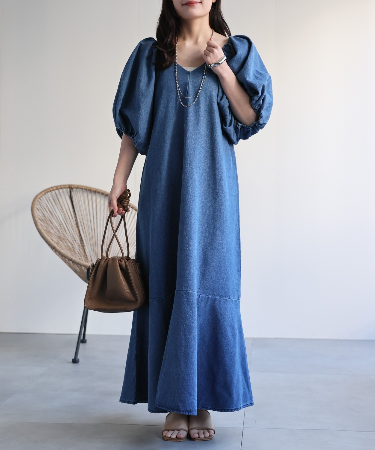 model：156cm 着用サイズ：FREE
