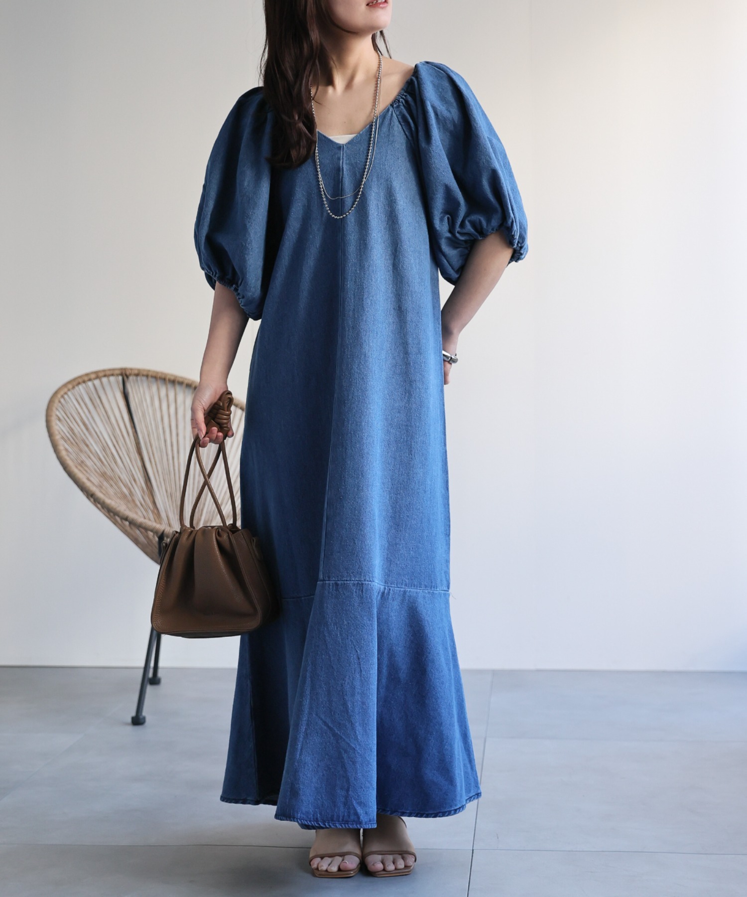 model：156cm 着用サイズ：FREE