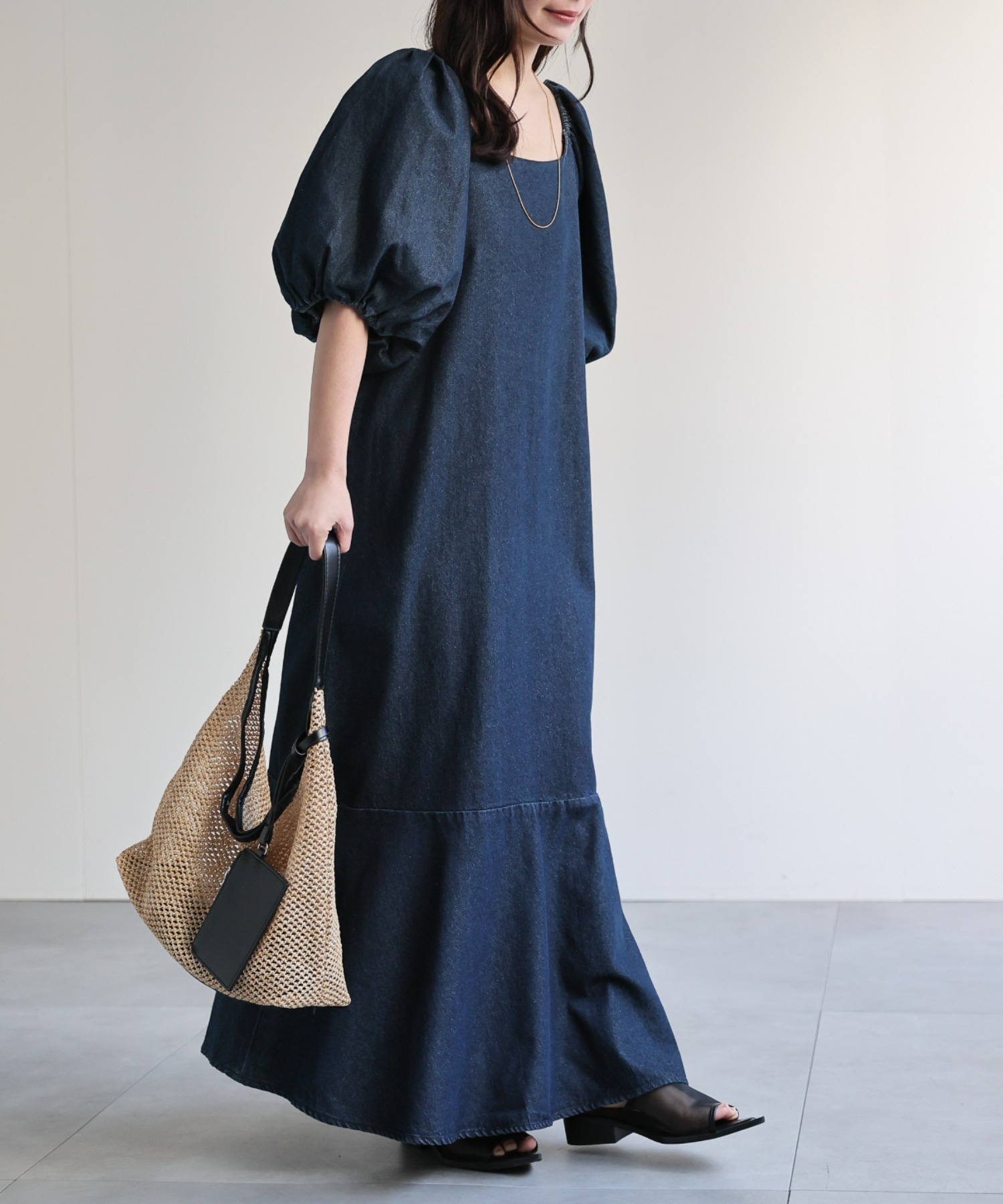 model：156cm 着用サイズ：FREE