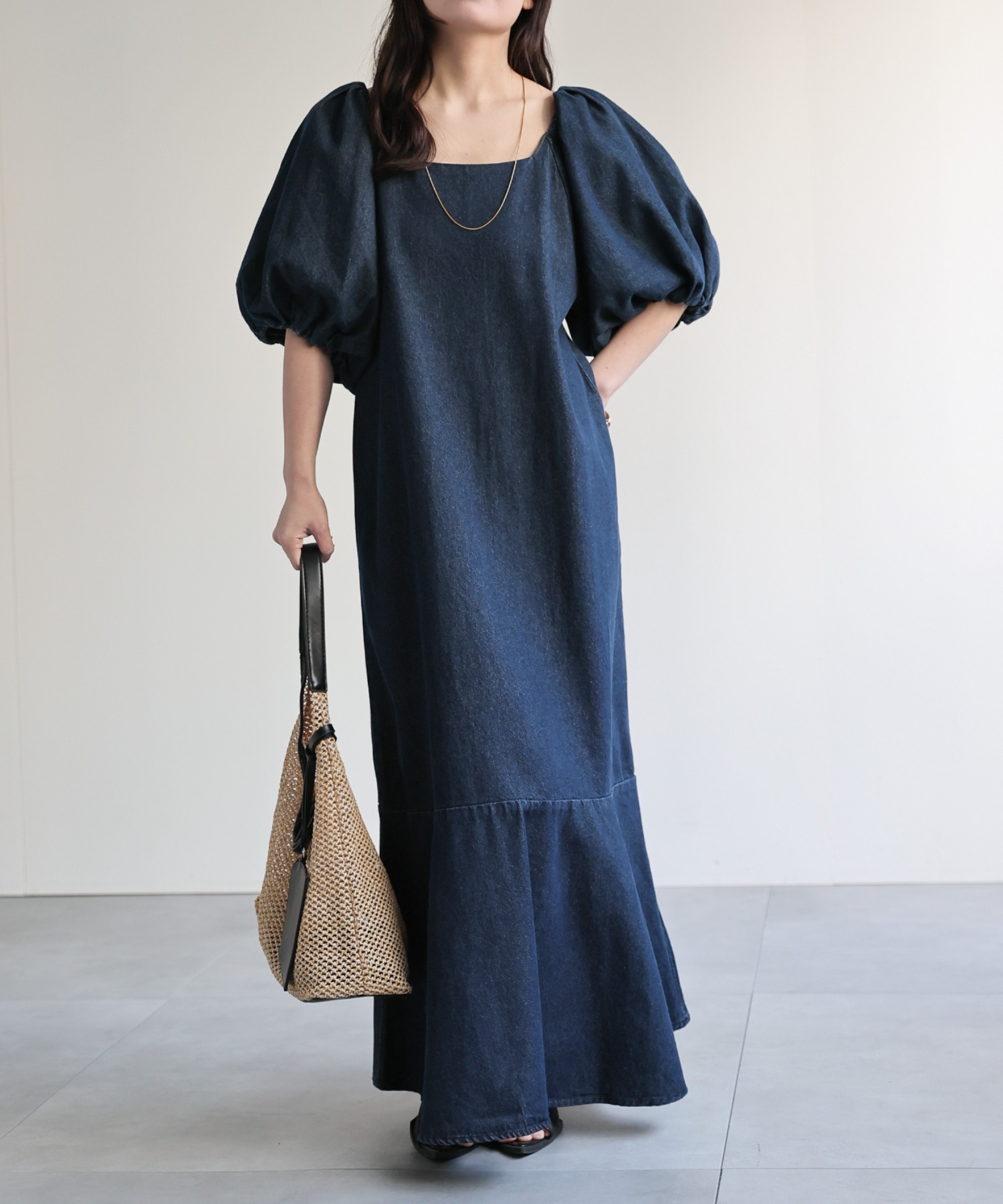 model：156cm 着用サイズ：FREE