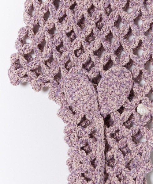 Crochet Yarn ラインヴァンド　Mix leinwande Hat ラインヴァンドの公式 | leinwände | Top/Black Crochet Yarn Mix 帽子
