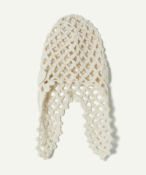 leinwande ラインヴァンド　Mix Yarn Crochet Hat leinwande（ラインヴァンド）】Crochet Hat 【公式通販】 帽子