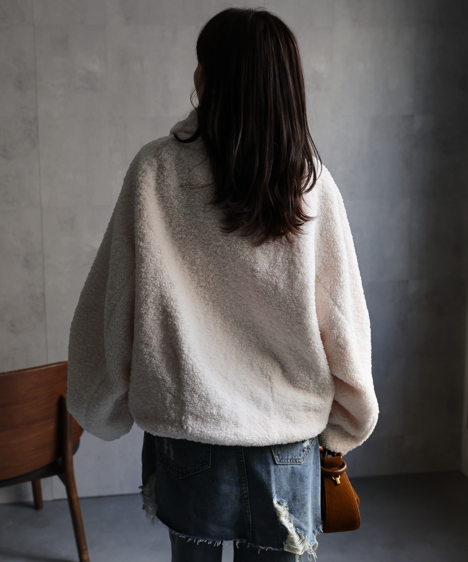 model：156cm 着用サイズ：FREE