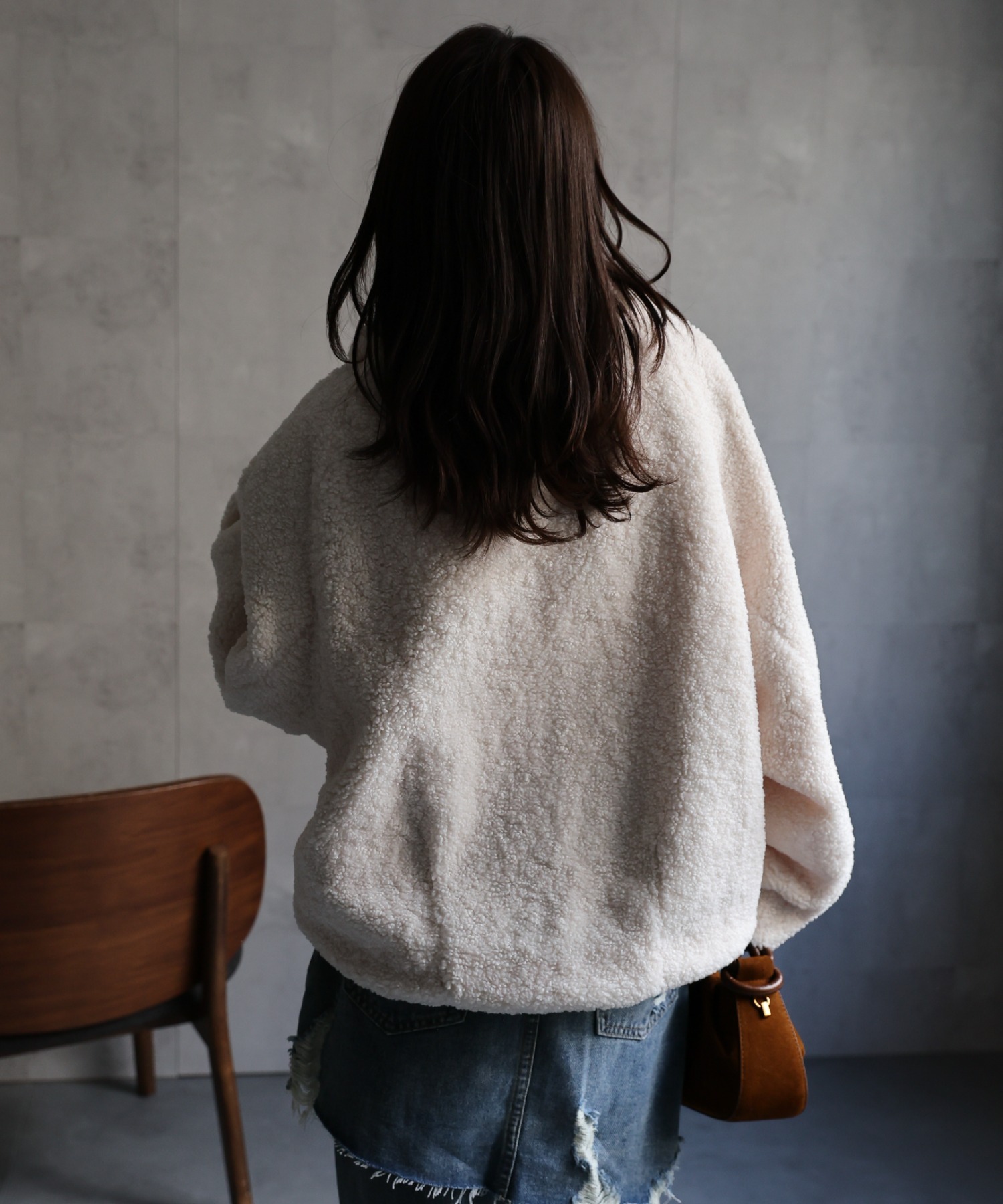 model：156cm 着用サイズ：FREE