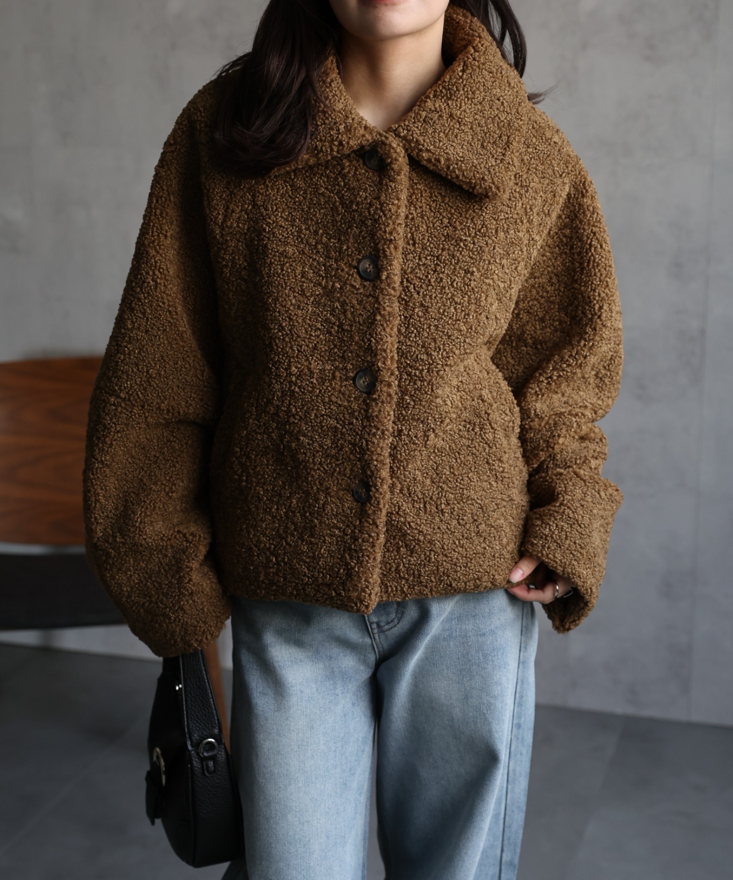 model：156cm 着用サイズ：FREE