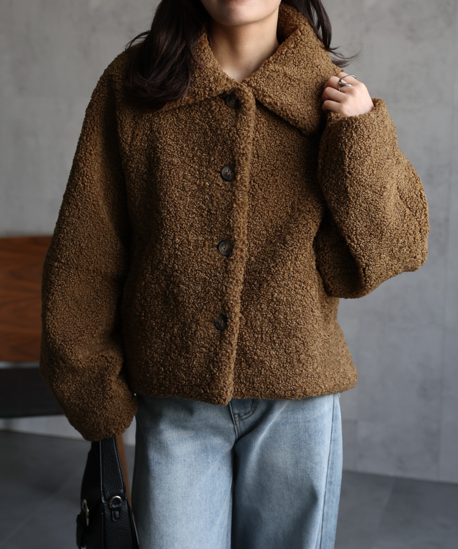 model：156cm 着用サイズ：FREE
