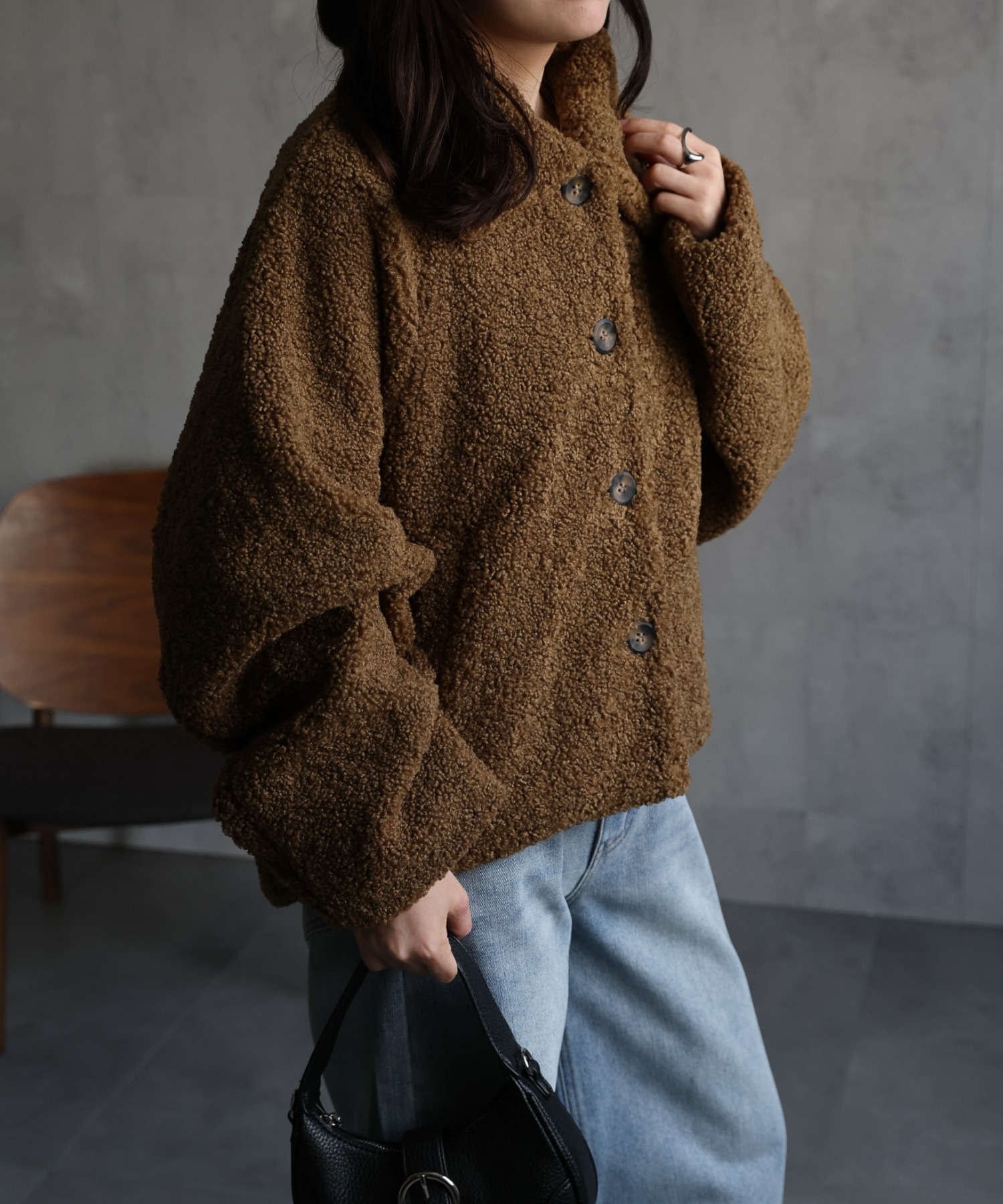 model：156cm 着用サイズ：FREE