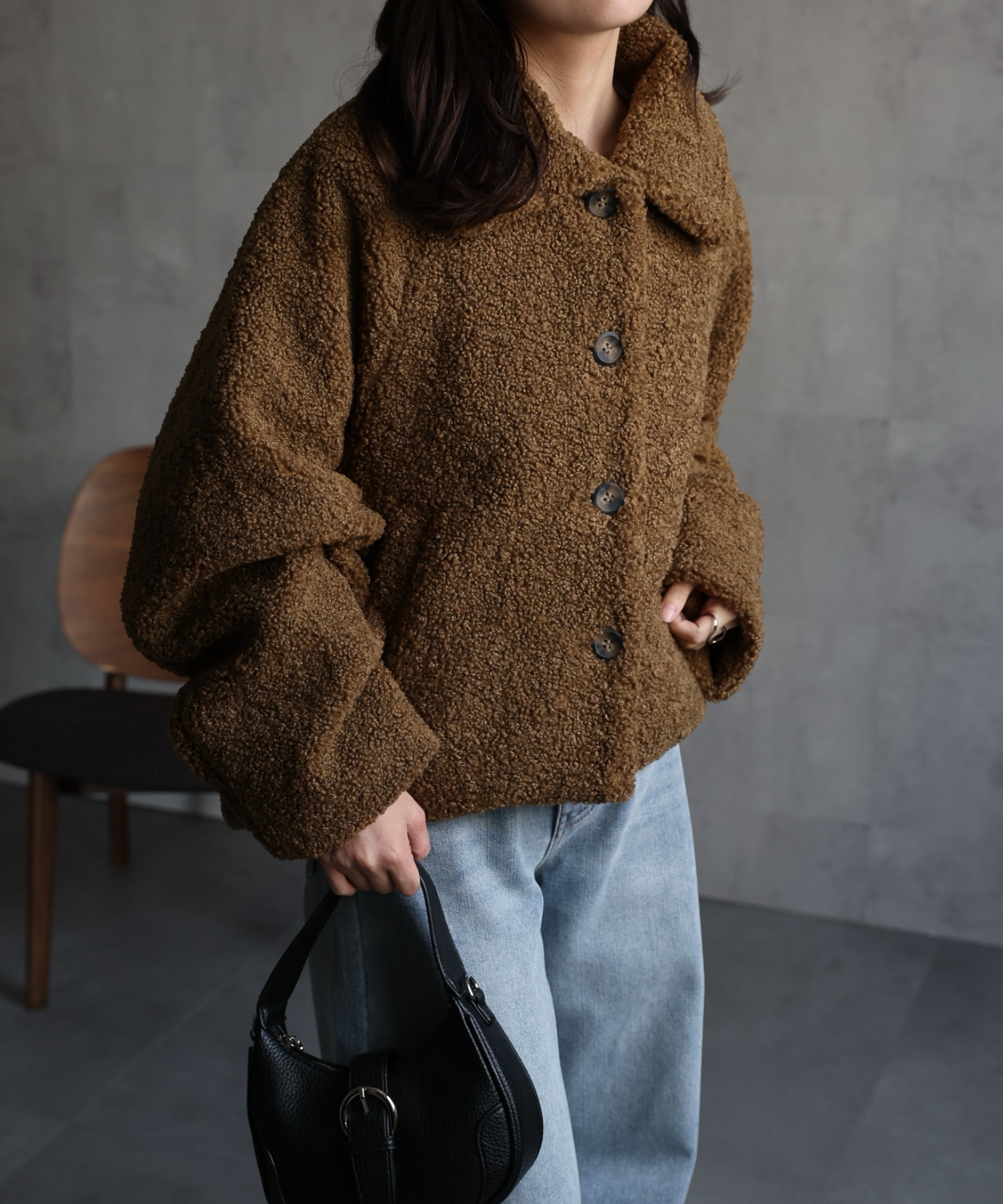 model：156cm 着用サイズ：FREE