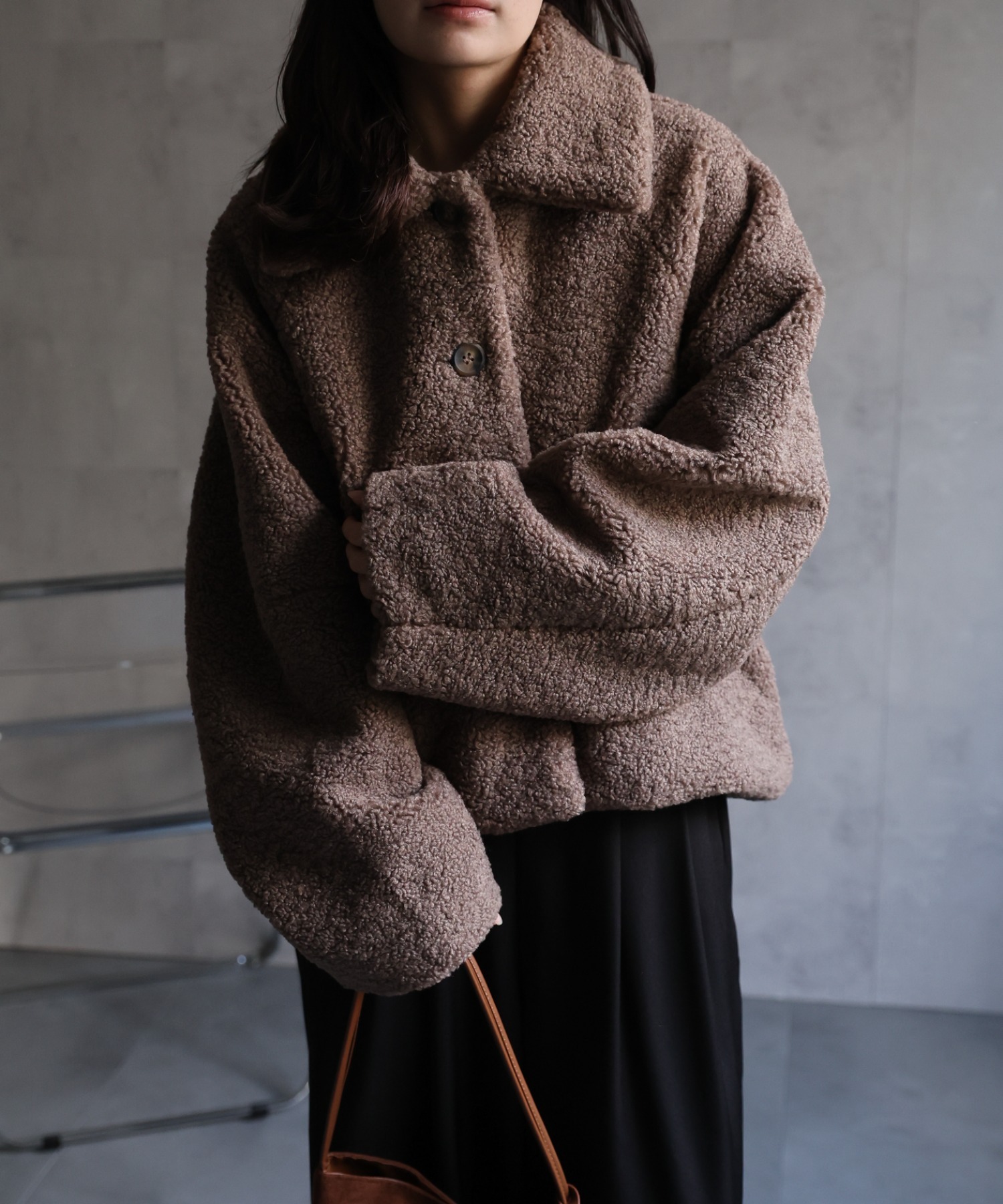 model：156cm 着用サイズ：FREE
