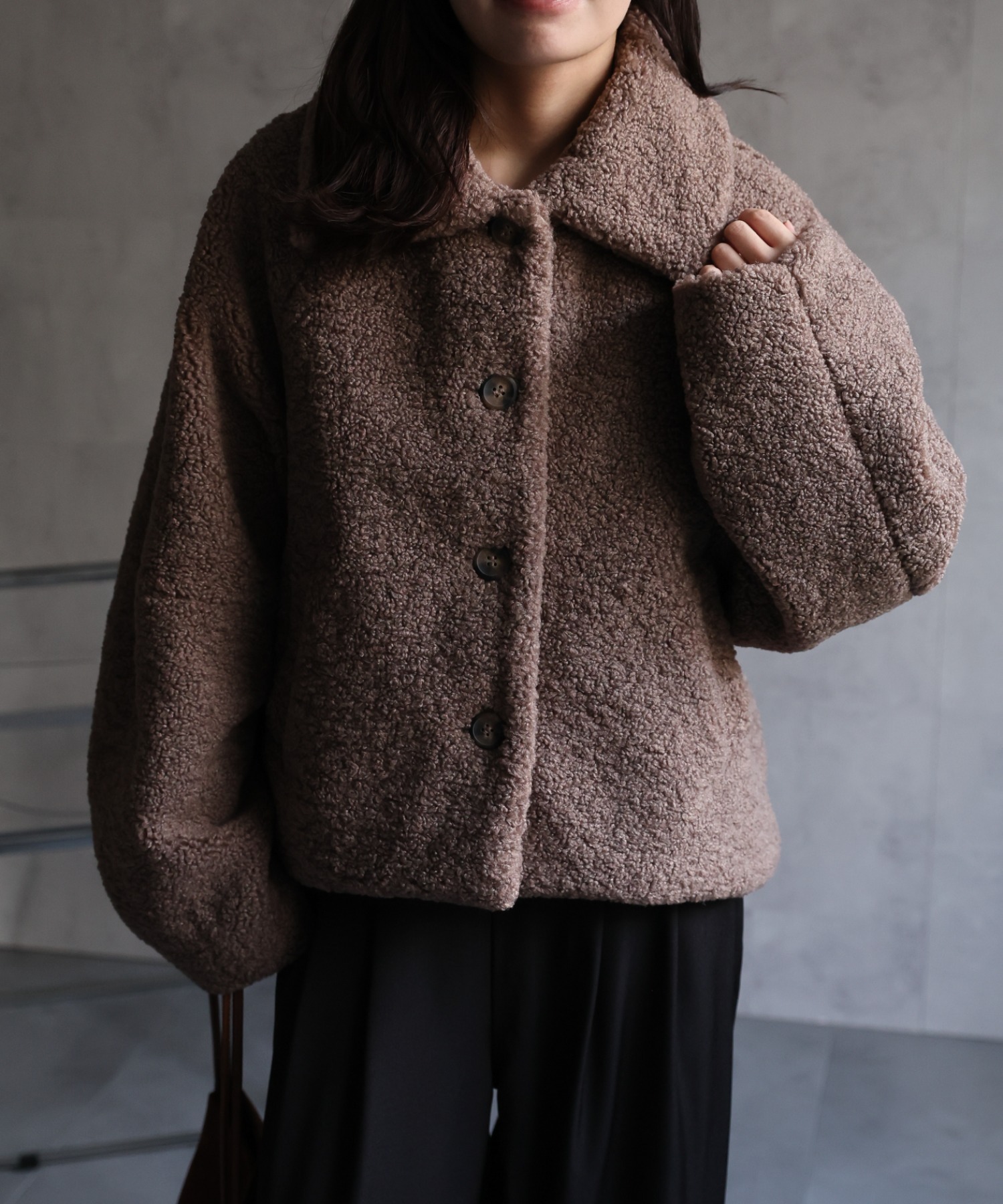 model：156cm 着用サイズ：FREE