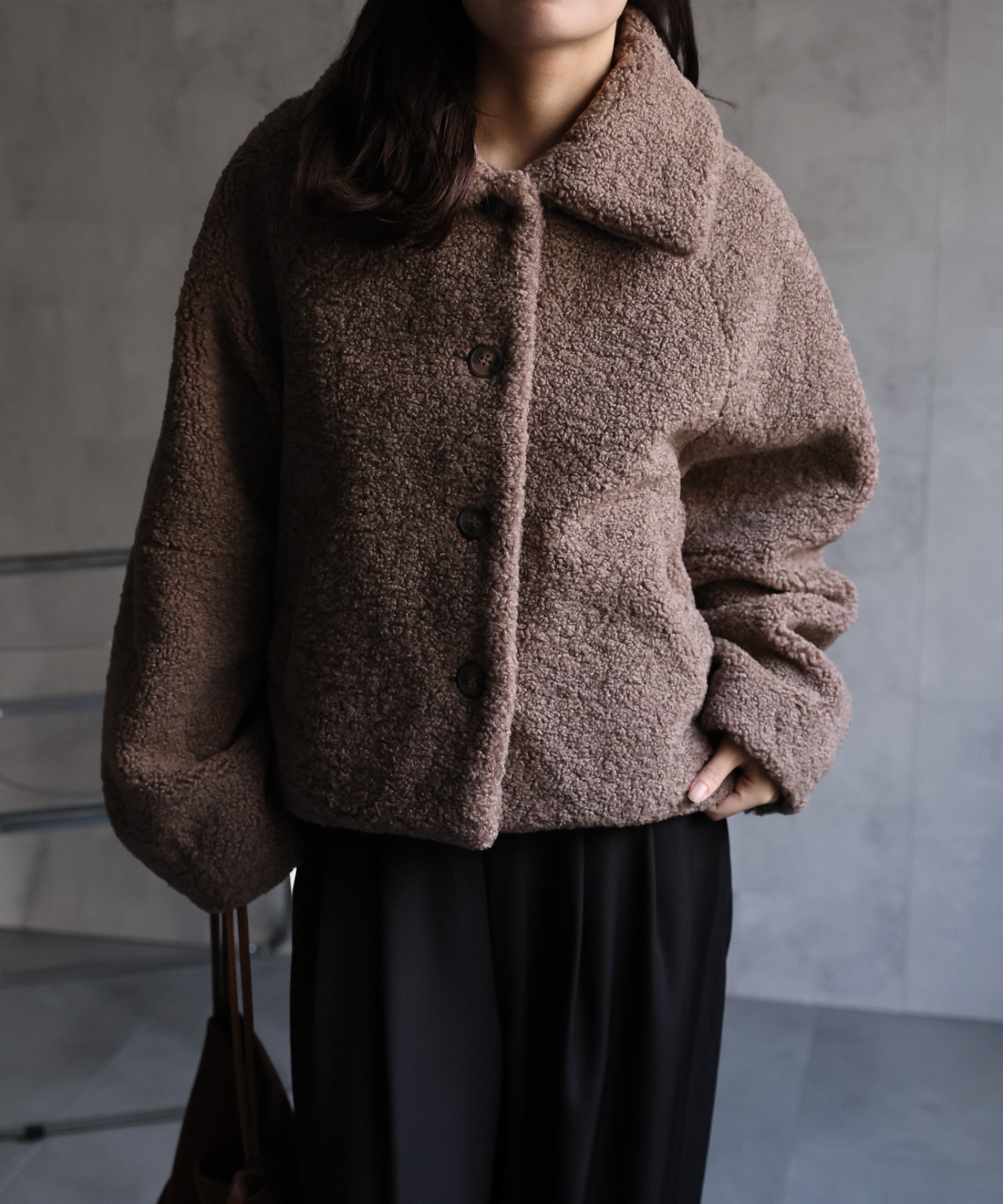 model：156cm 着用サイズ：FREE