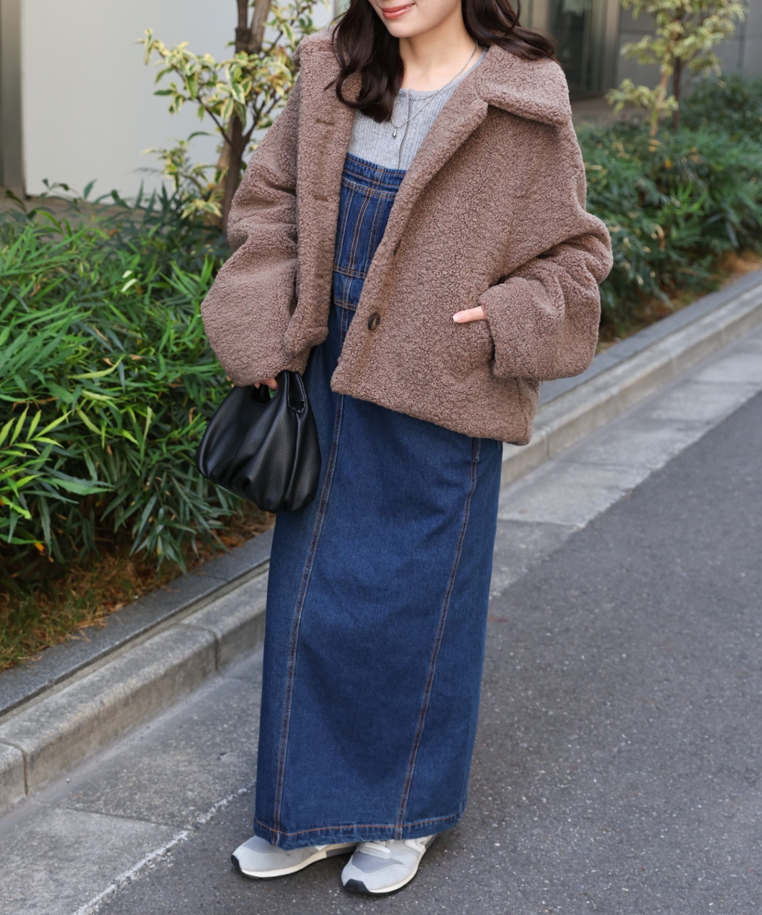 model：156cm 着用サイズ：FREE