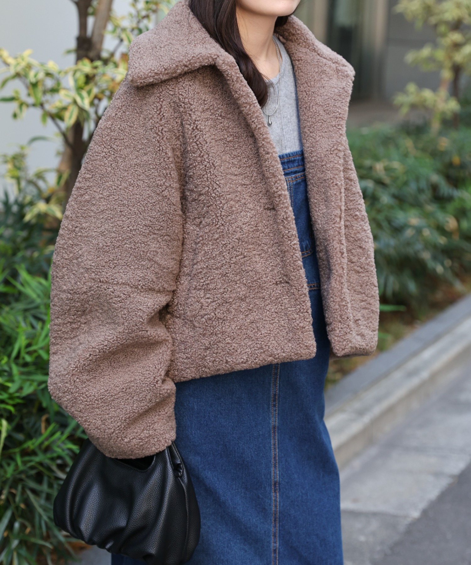model：156cm 着用サイズ：FREE