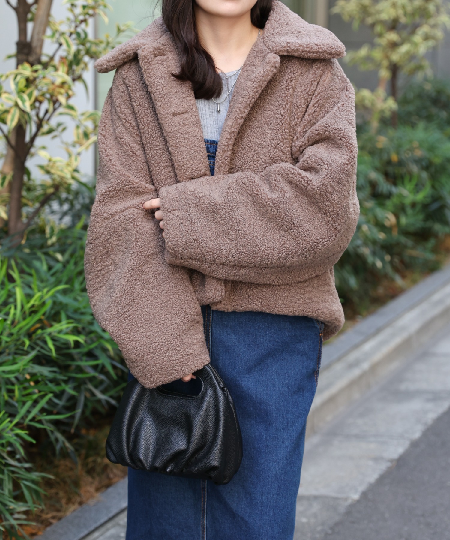 model：156cm 着用サイズ：FREE