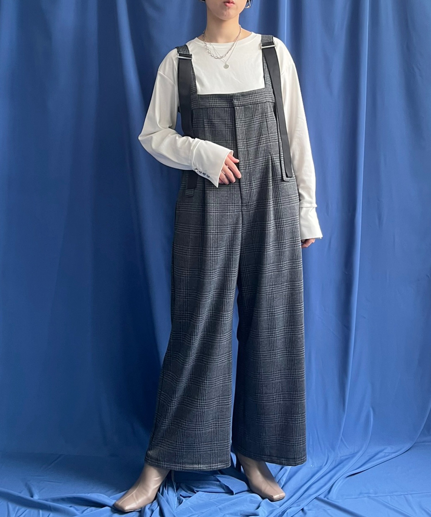 Eimee Law サロペット エイミーロウ eimeelaw Eimee Law デニムフロントジップ