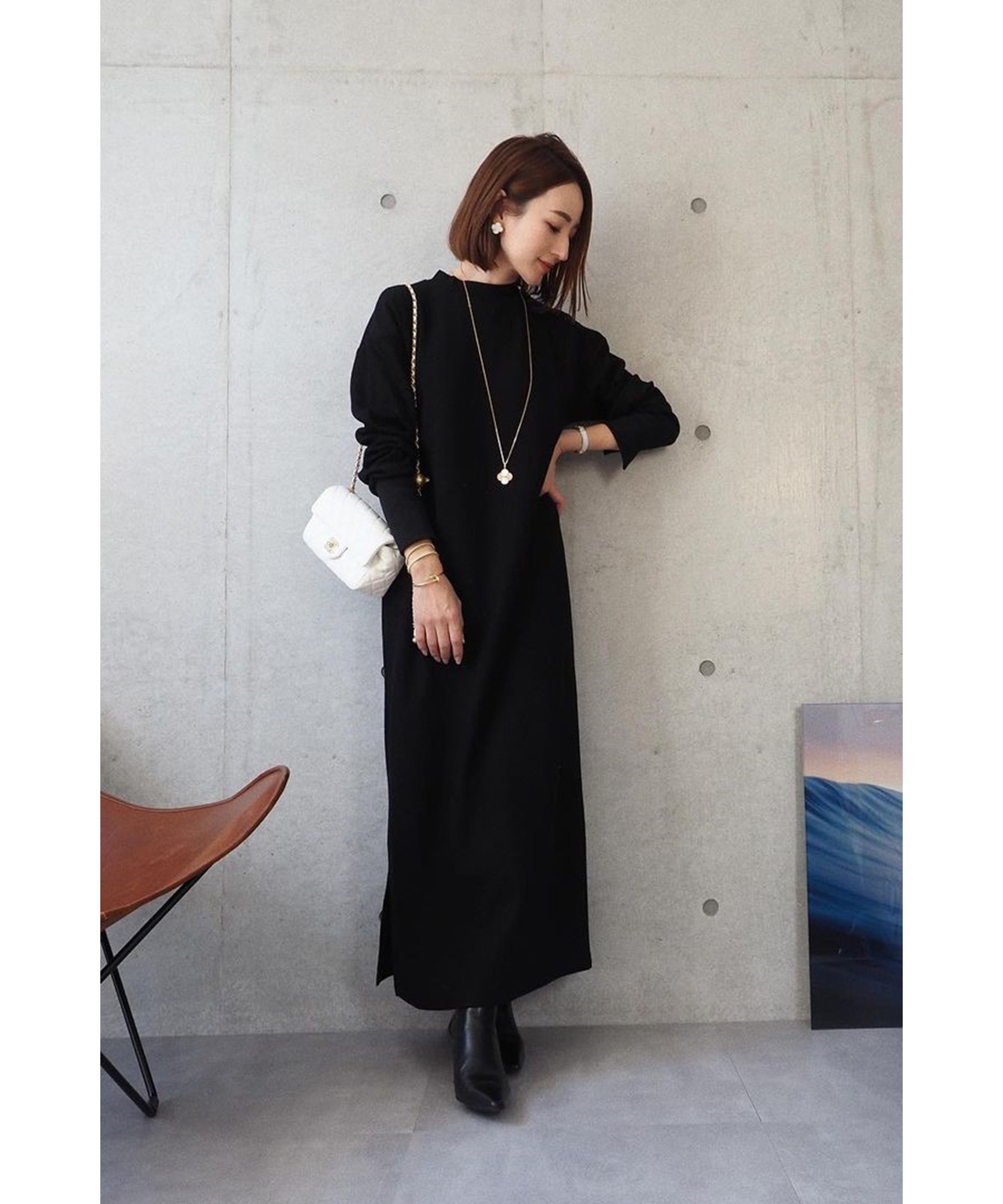 model：H158 着用サイズ：FREE