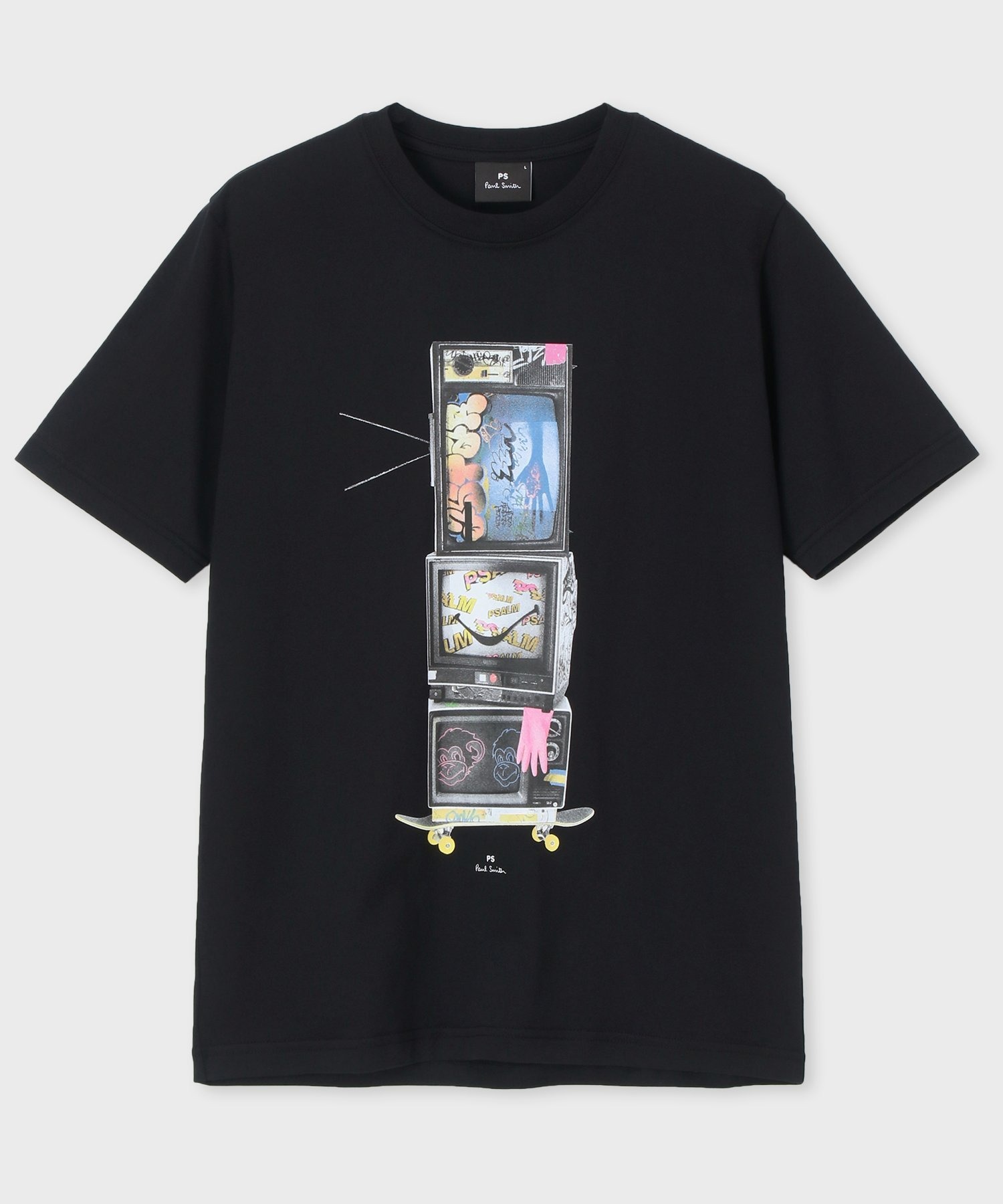 PS Paul SmithTVグラフィック Tシャツ 122555 011R プリント