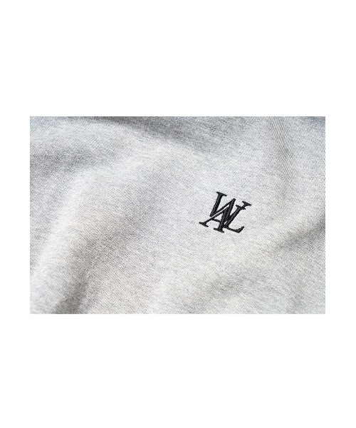 A'GEM/9 × .kom『WOOALONG/ウアロン』Signature easy crop hoodie