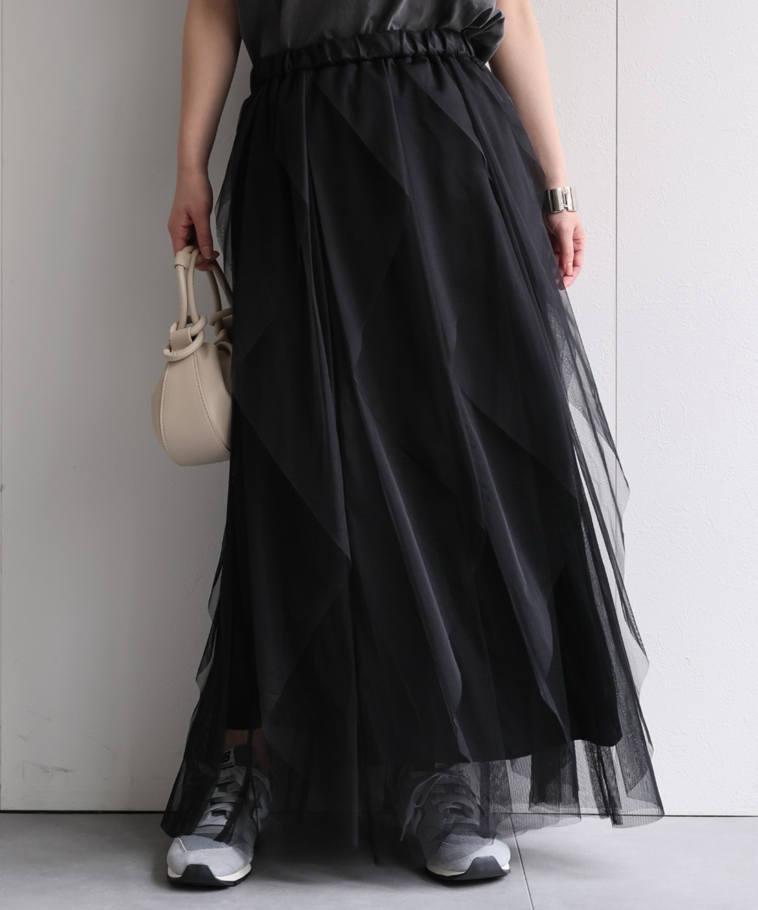model：156cm 着用サイズ：FREE