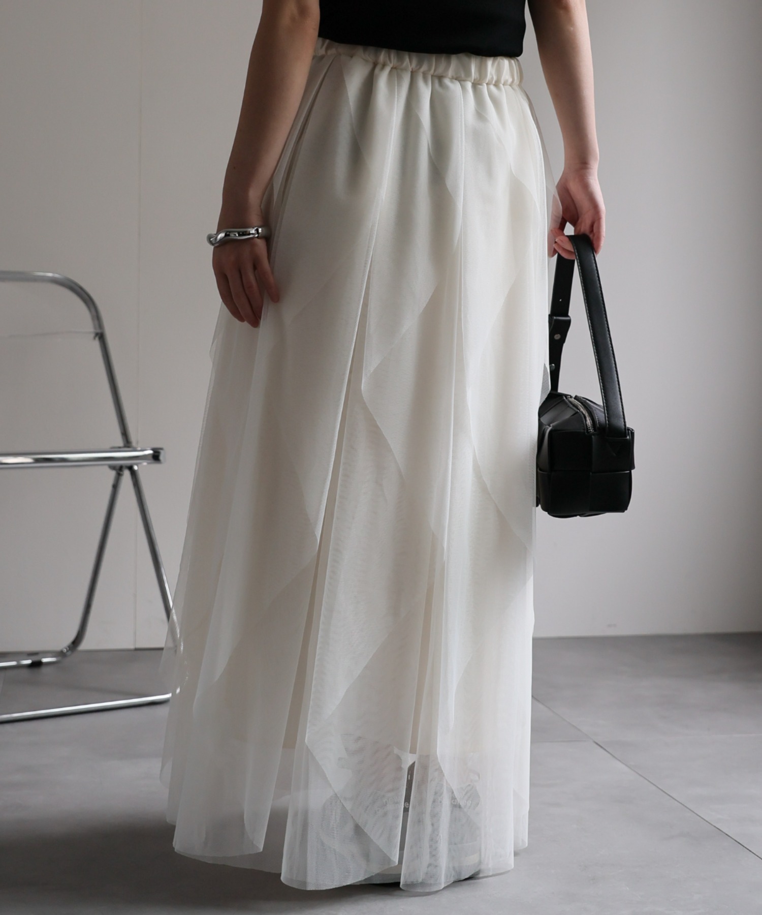model：156cm 着用サイズ：FREE
