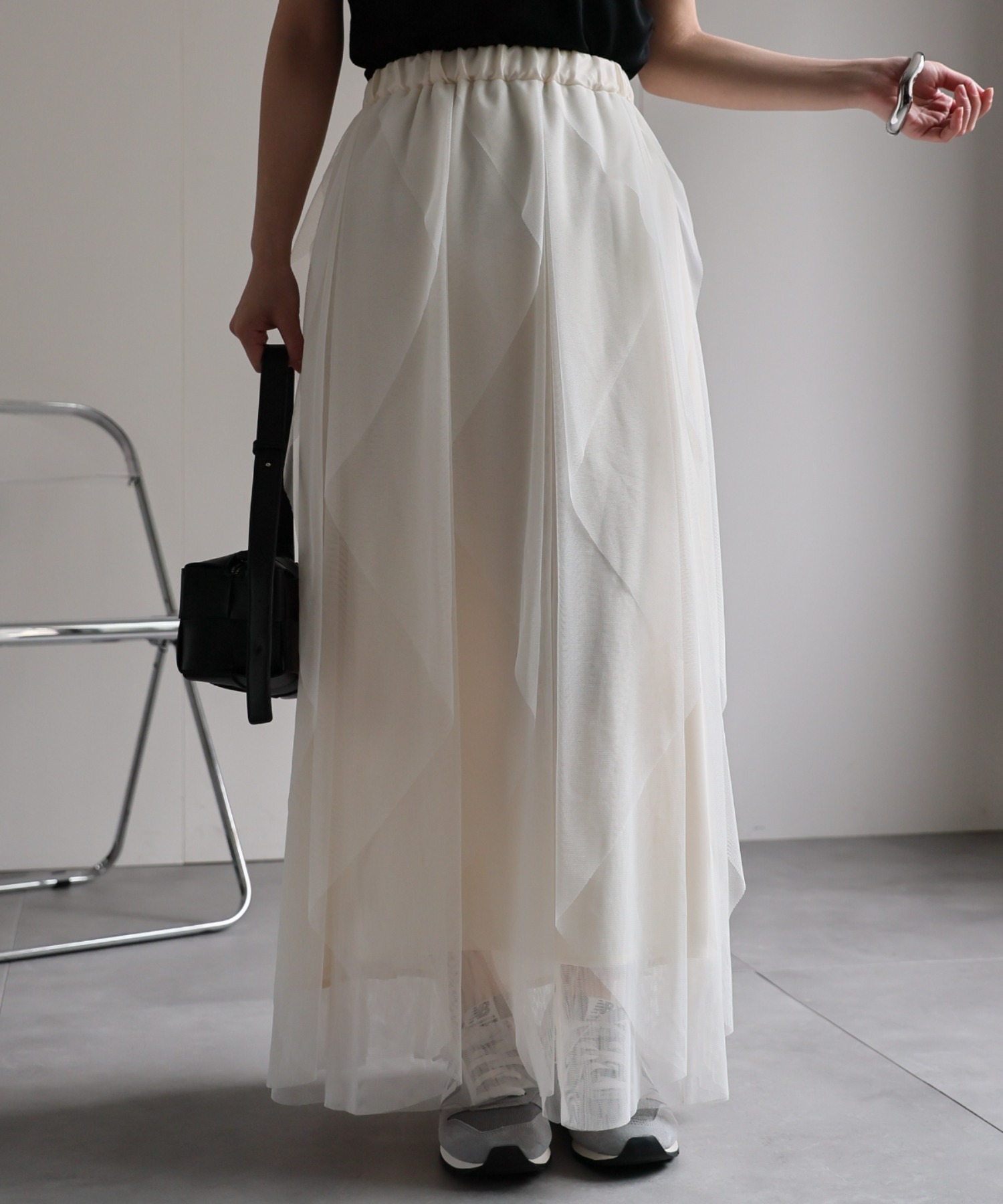 model：156cm 着用サイズ：FREE
